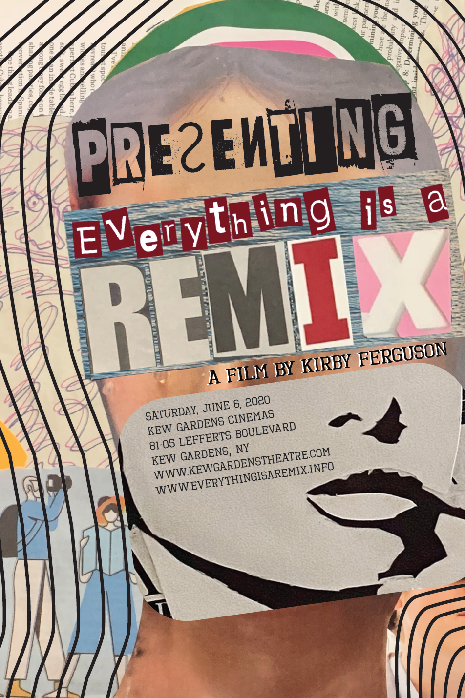 Shumi Debnath, Everything is a Remix, 2020. Digital poster, 20 x 30". Image courtesy the artist.