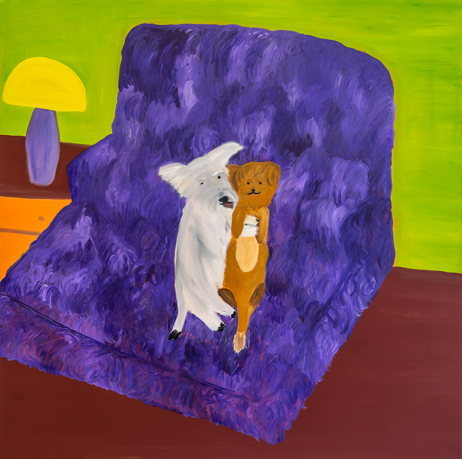 Cozy Days, Oil on Canvas, 120 x 120 cm, 2023