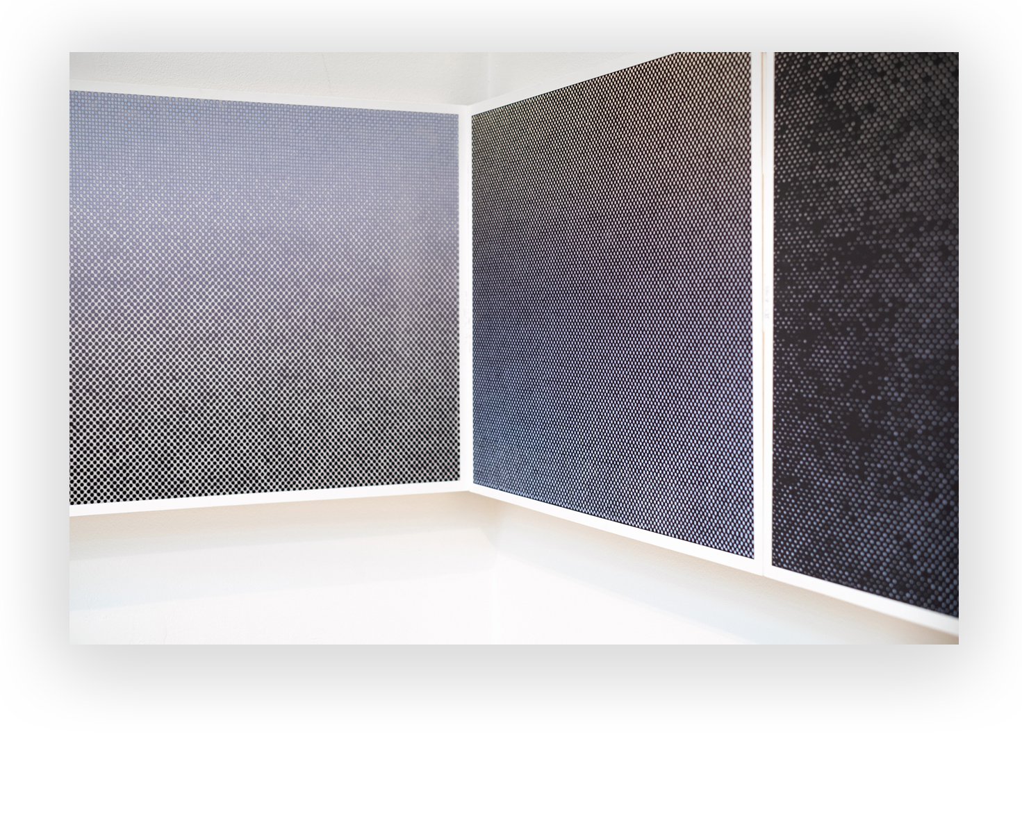 • Christina Price Washington, White Balance Installation, 2019, Inkjet on paper, each 17” x 22” • Mounted on Birch panel, Installation view
