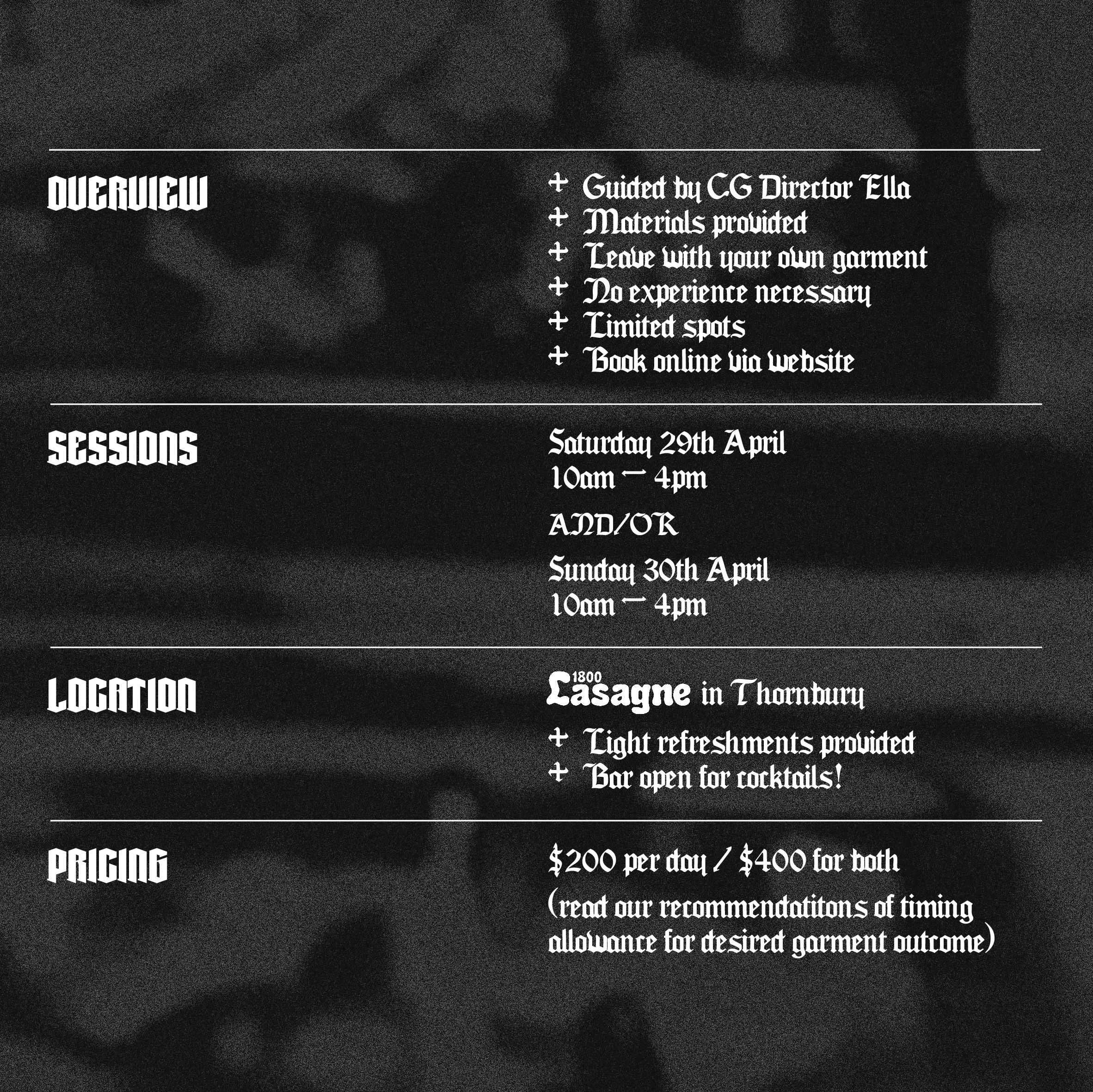 Content creation for jewellery label Catholic Guilt