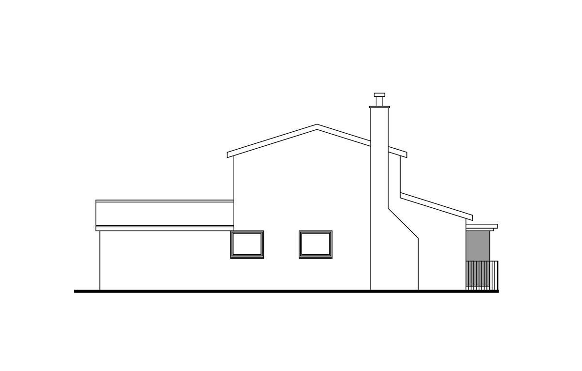 left elevation