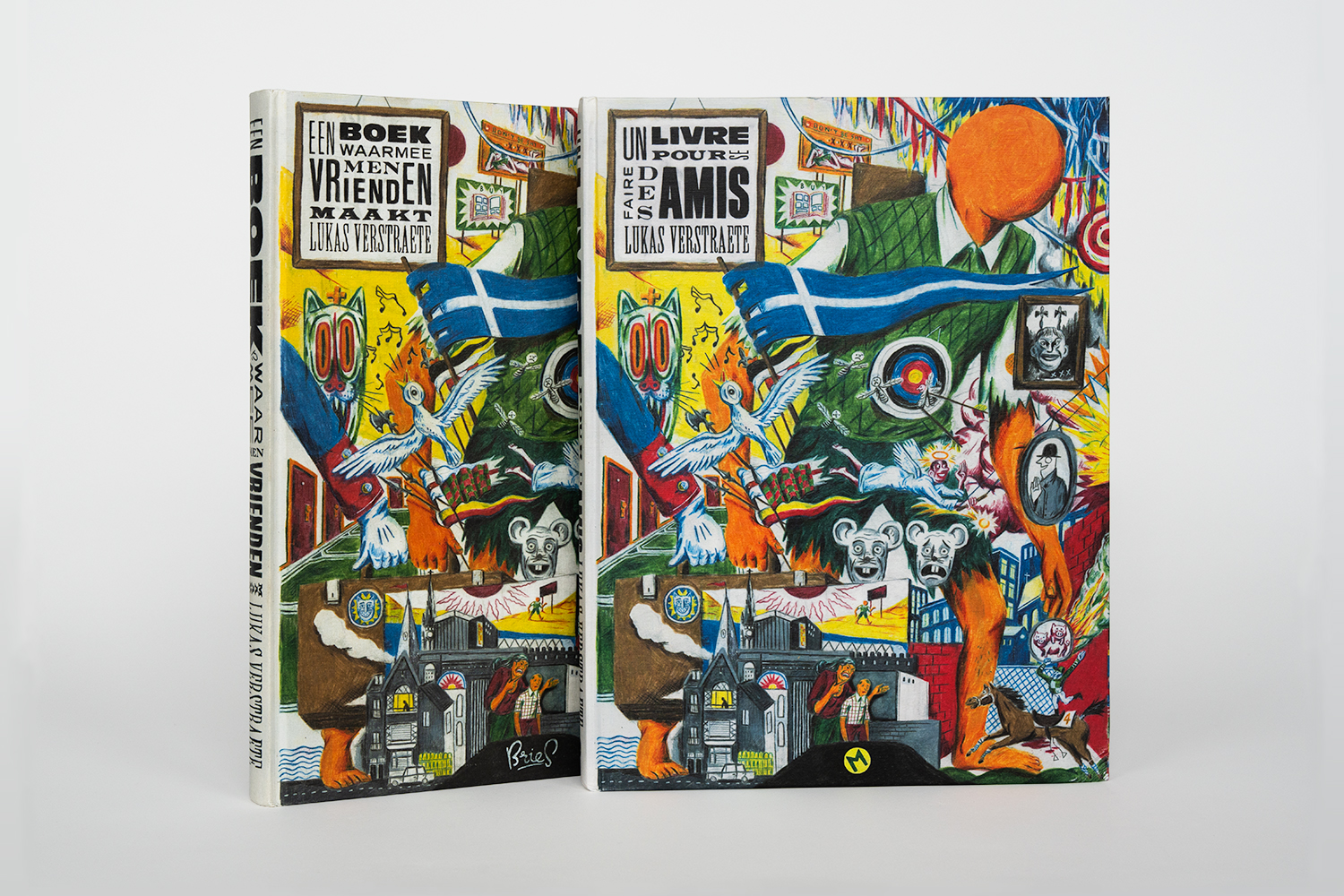 Een Boek Waarmee Men Vrienden Maakt, Lukas Verstraete, published by Bries & Editions Même Pas Mal