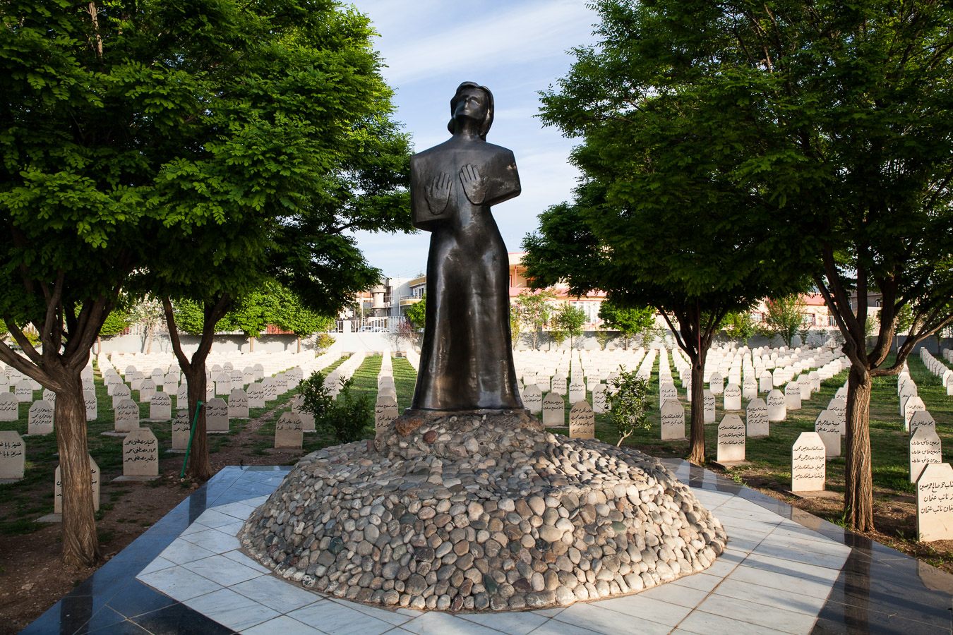 Halabja, iraqi kurdistan Cimeti&egrave;re pour les victimes du massacre.
