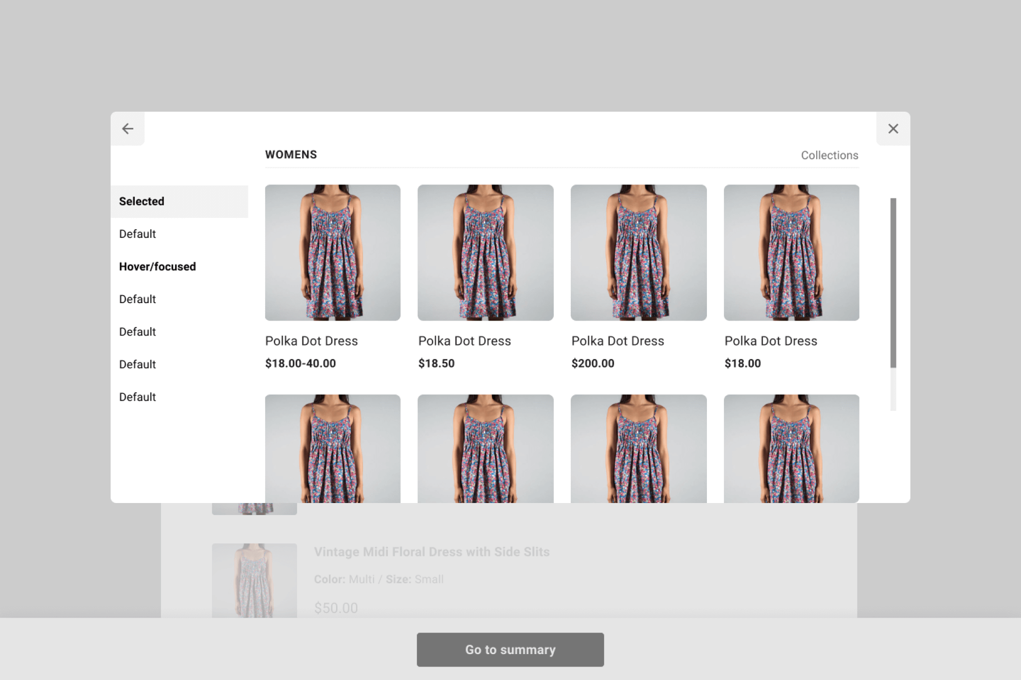 Shop Collections Exploration