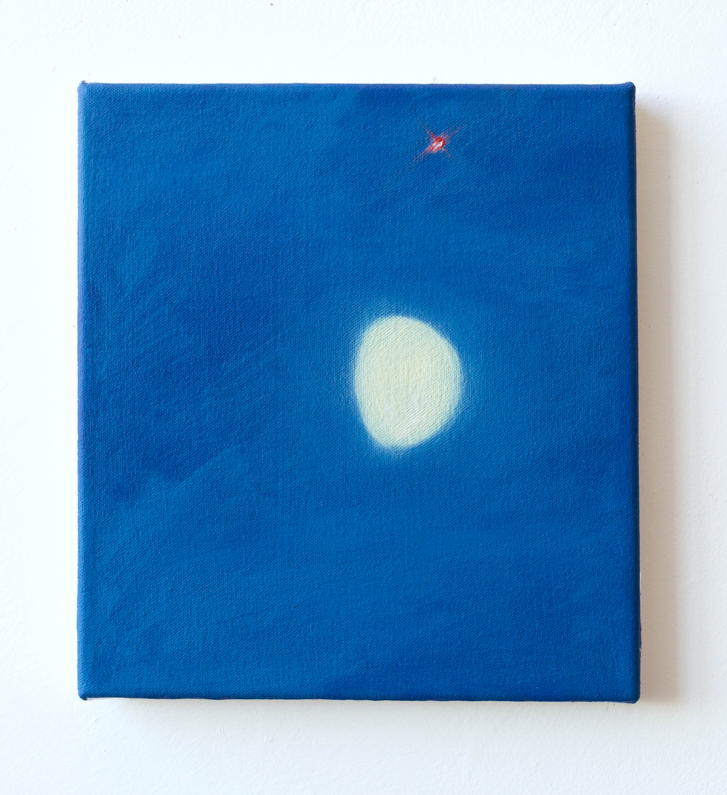 But I've Reason to Believe We Both Will Be Received, 2021, 10"x9". Oil on canvas