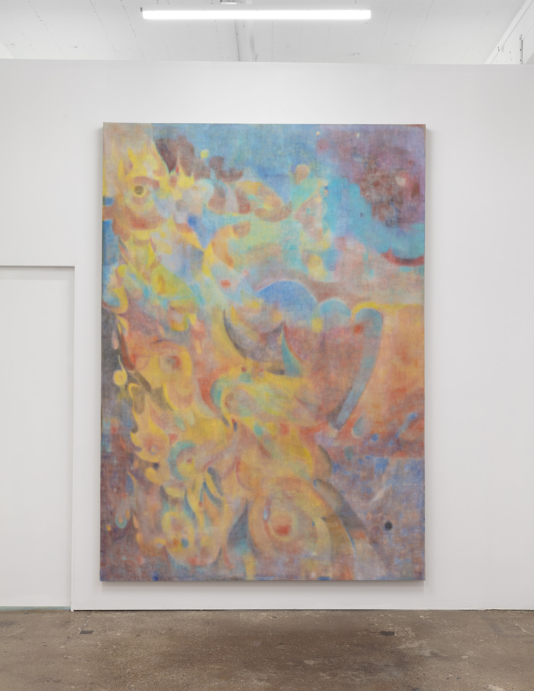 Before the rainfall, 106 x 75 inches, oil on linen, 2022