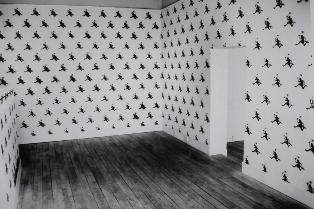 untitled (installation view), paint