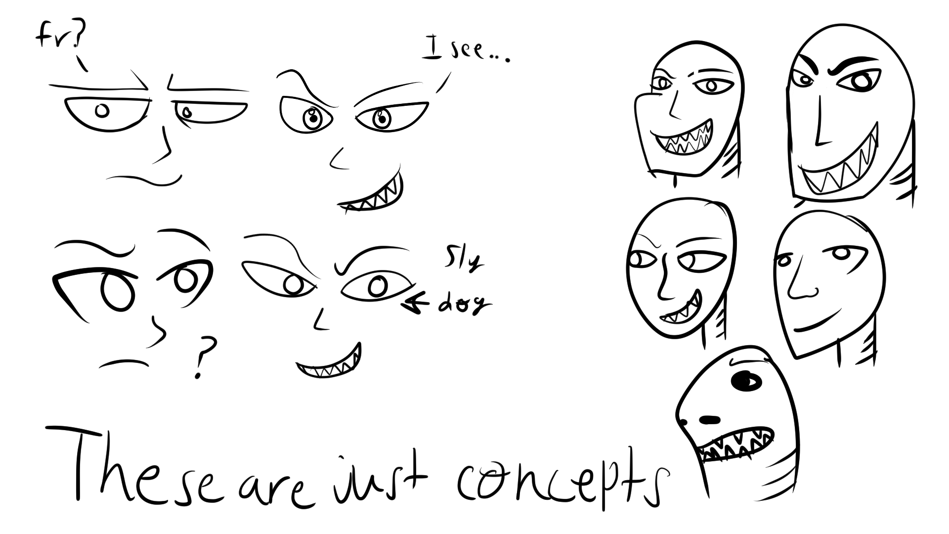 Aquatic Robin Hood Concepts: SharkClip Studio Paint, 1920x1080 pixels, 2023