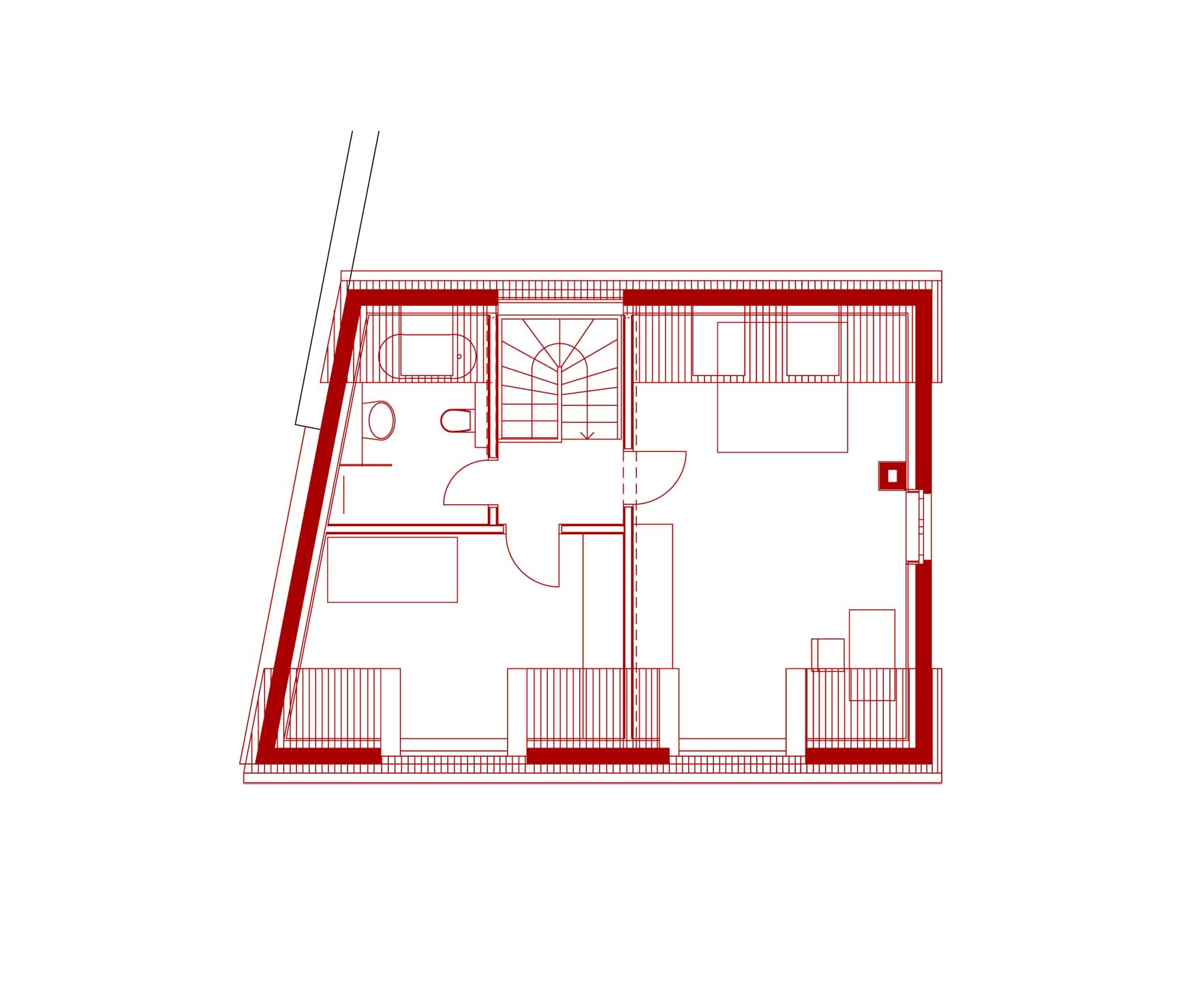 Remise Grundriss Obergeschoss