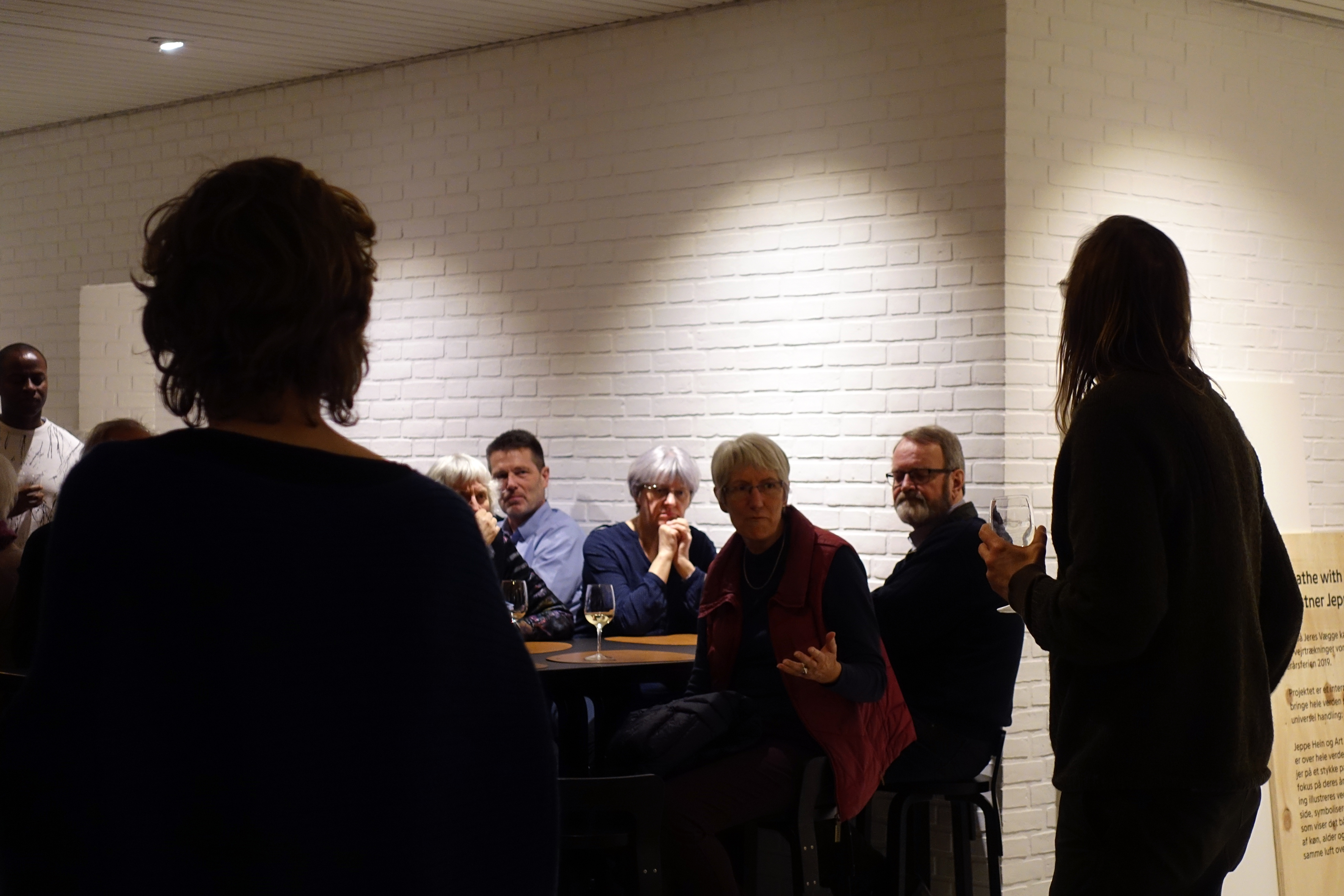 Documentation of performative lecture - Open: Was Asger Jorn an Activist? by Vermeir & Heiremans and Luke Mason, Kunsten Museum of Modern Art Aalborg, Aalborg, 2020 (photocredit: Rikke Ehlers Nilsson)