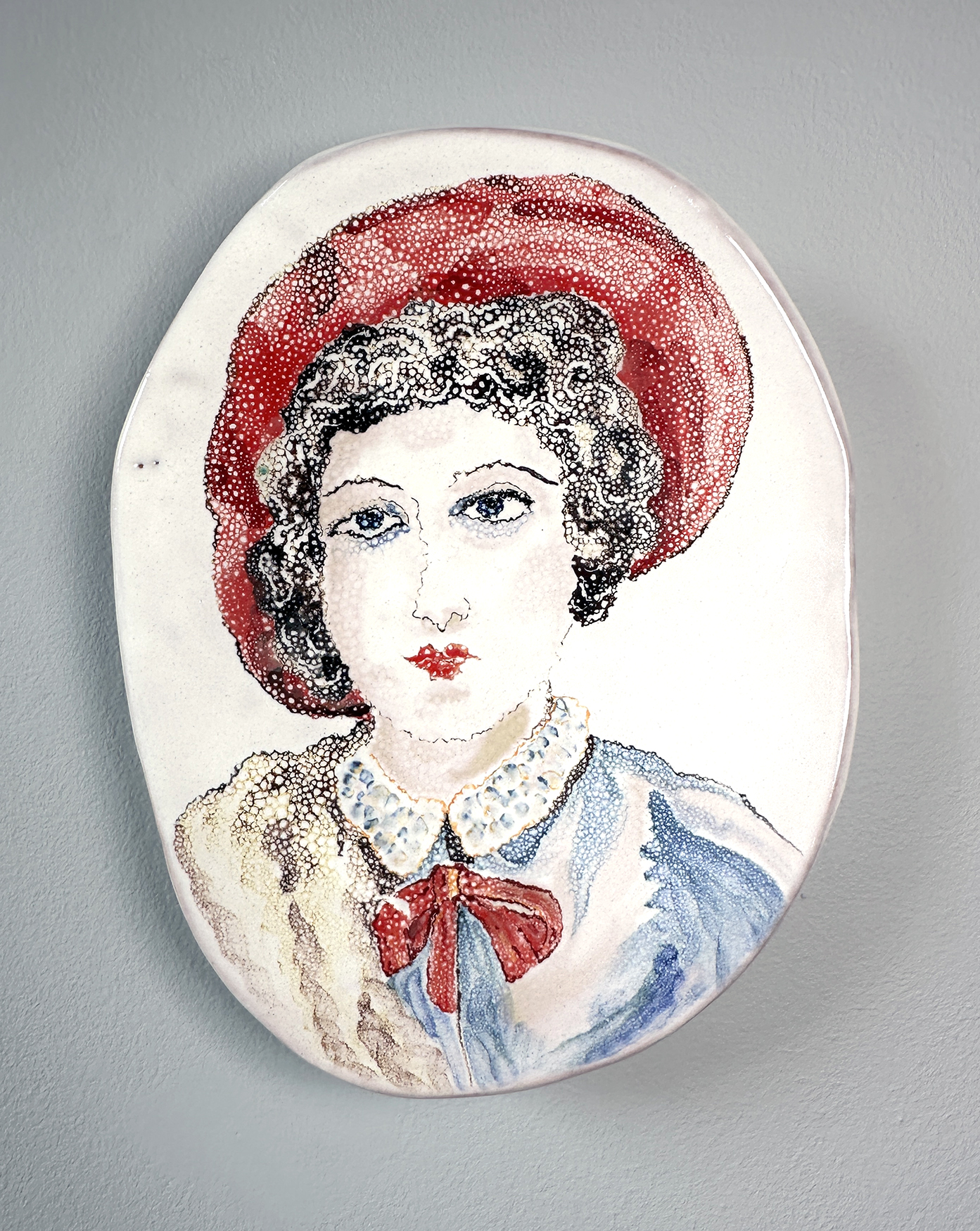 Red hat for Mimis Vitsoris. 20 x 16 £350