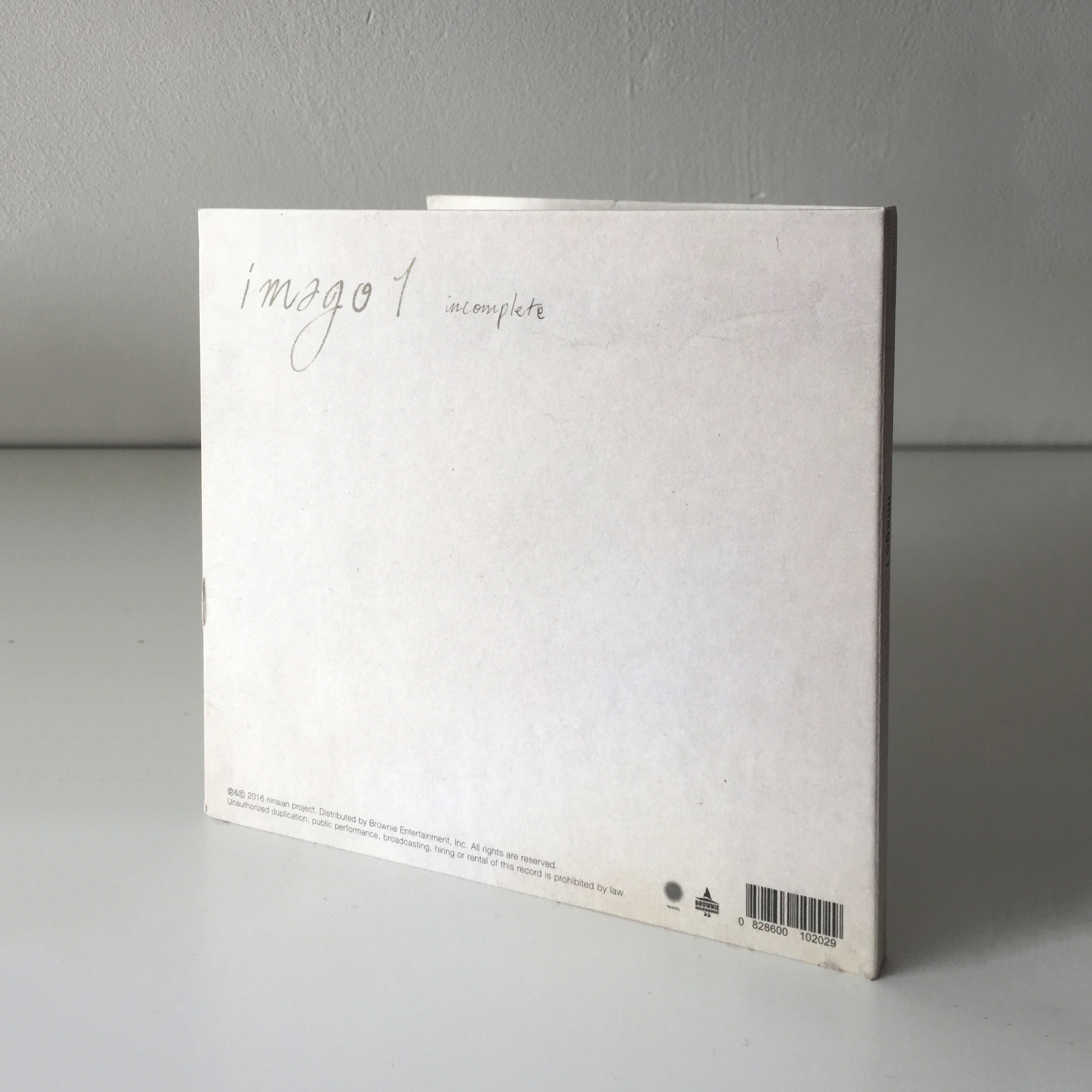 Ninaian CD Cover back. Illustration by Choi, J (2016) 