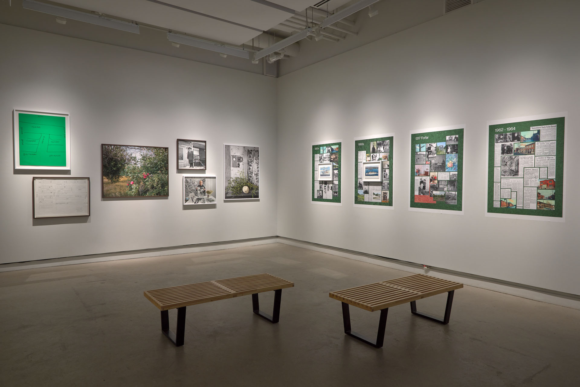 Installation View, vue d'installation, Occurrence | Espace d'art et d'essai contemporains, Montreal, 2023