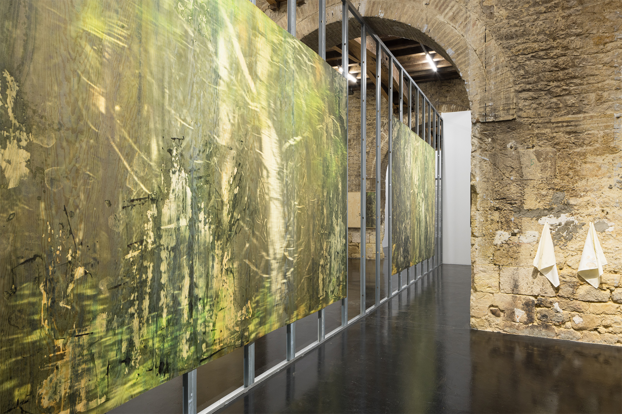 Somewhere else, but here (Les Landes), 2021. Installation view