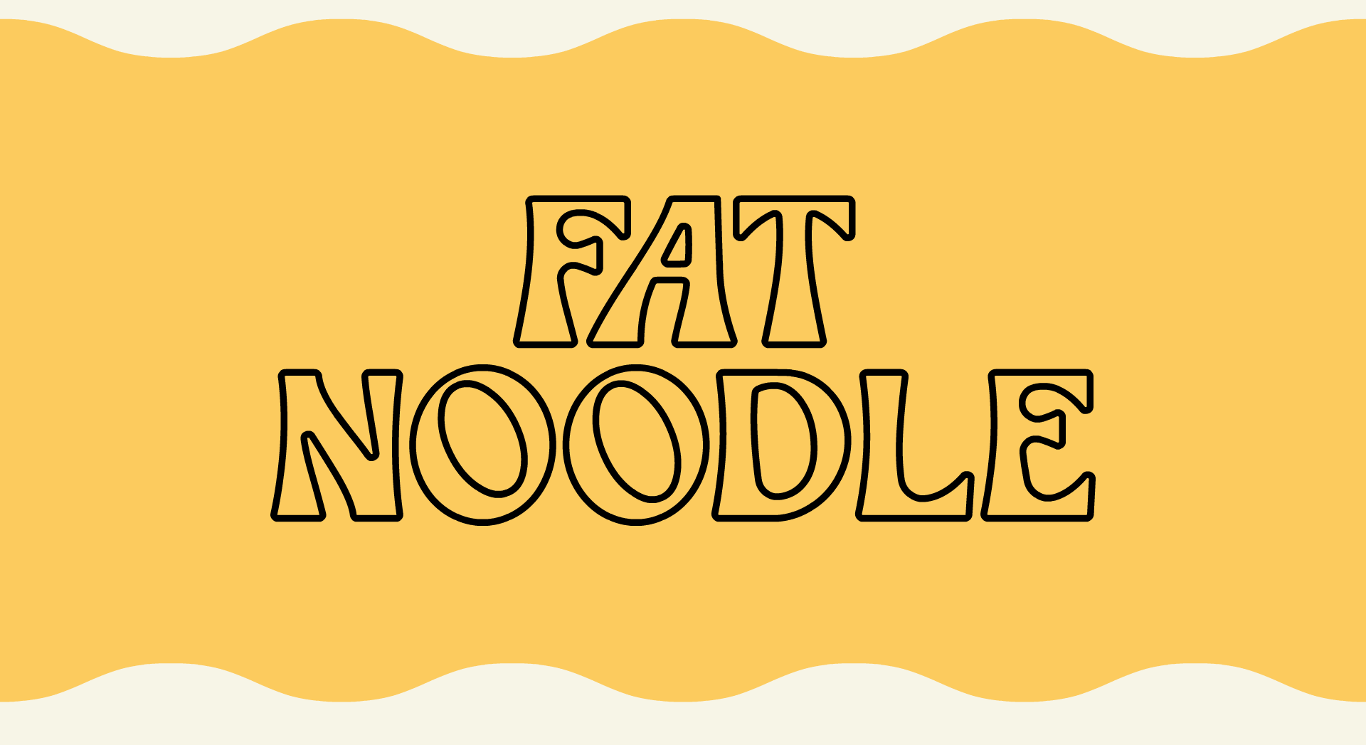 Fat Noodle restaurant logo animation by Buddy-Buddy