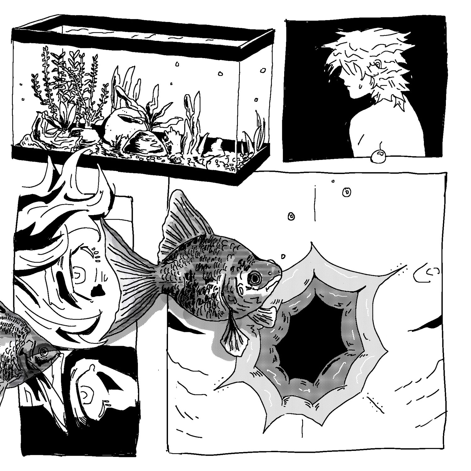 Intermission pg.6Digital, 6&rdquo;x6&rdquo;, 2022