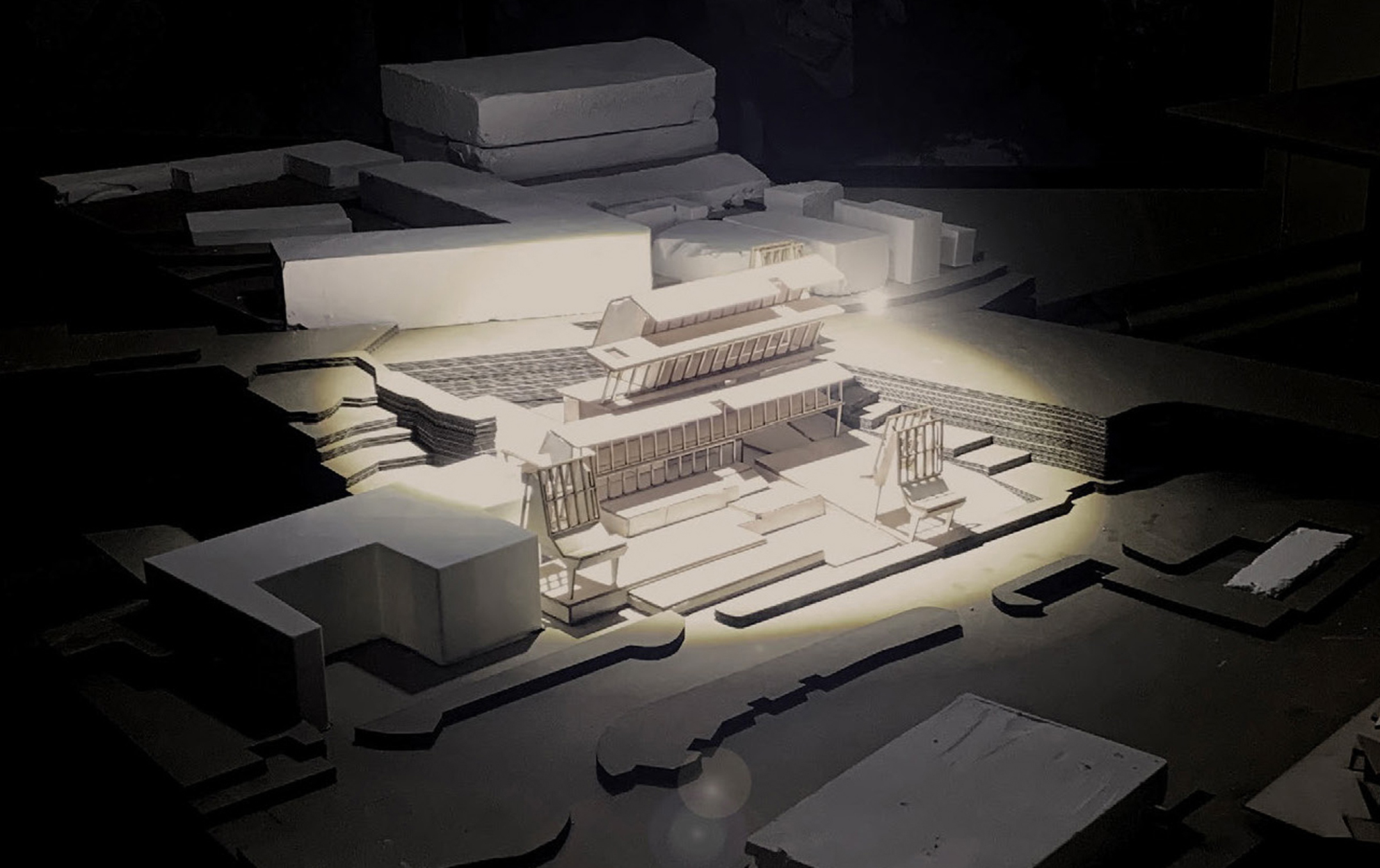 Hydroponics Factory and Housing, Image by Peng Yang, 2023