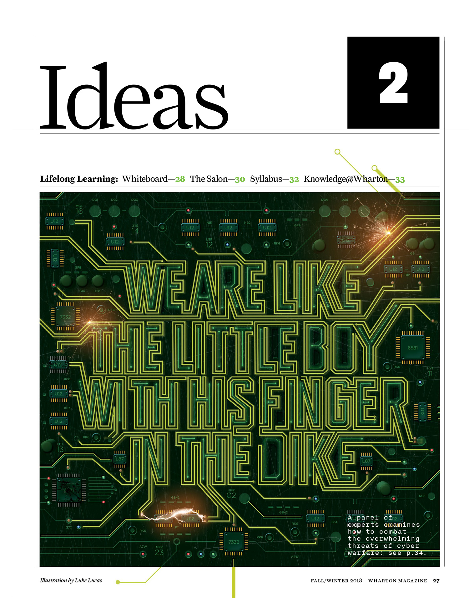 Wharton Magazine – Ideas Opener – Fall/Winter 2018