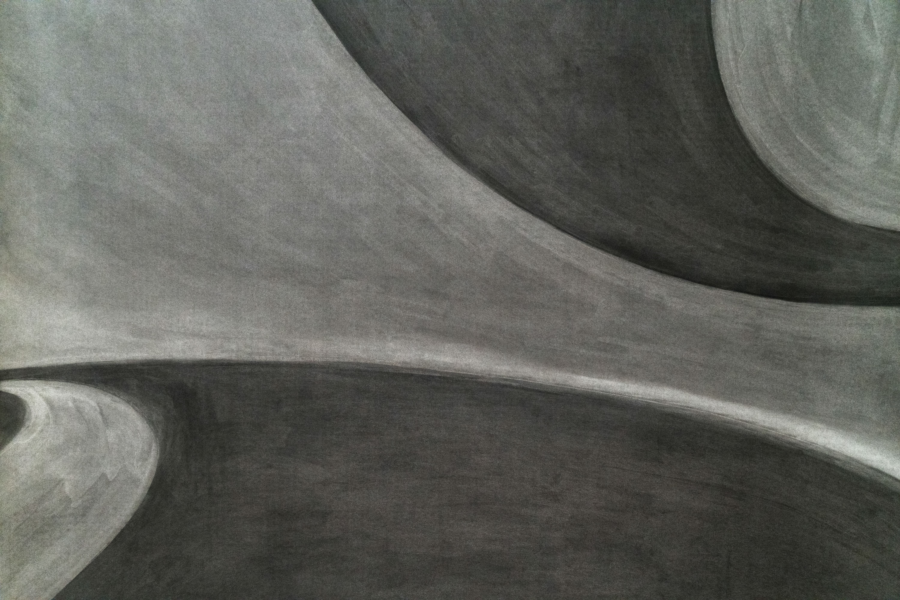 Past, Passed, (detail) charcoal on paper, 2025