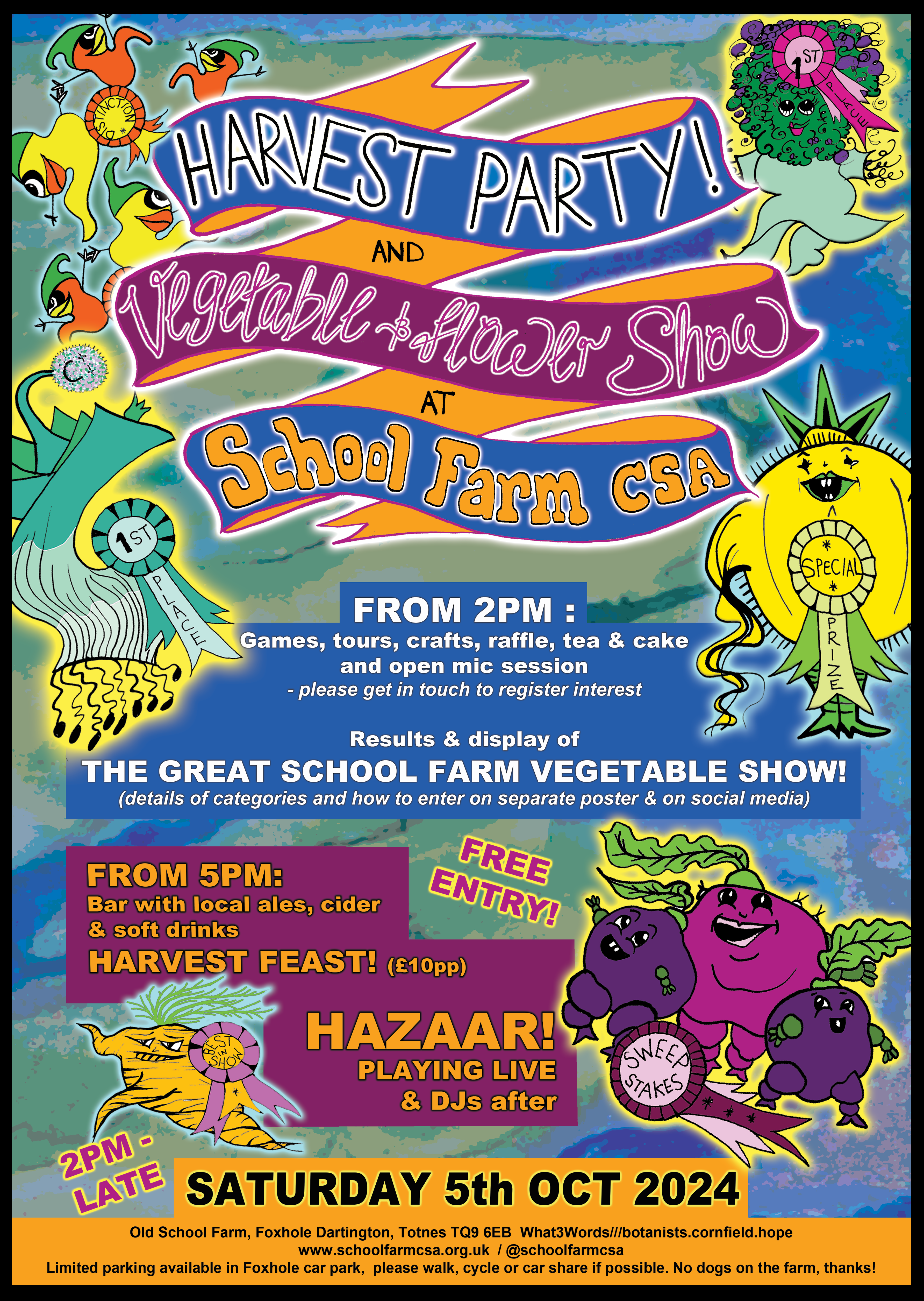 a selection of event posters  2022-present