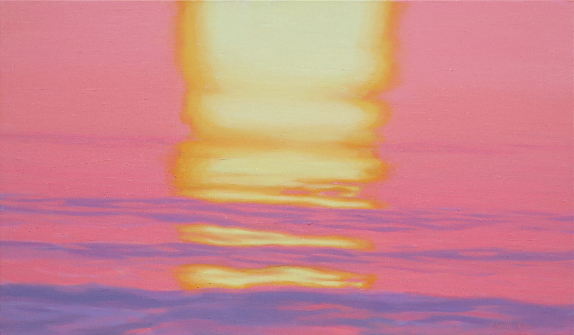 "The Rise" / "T&otilde;us"120 x 70 cm, oil on canvas, 2018