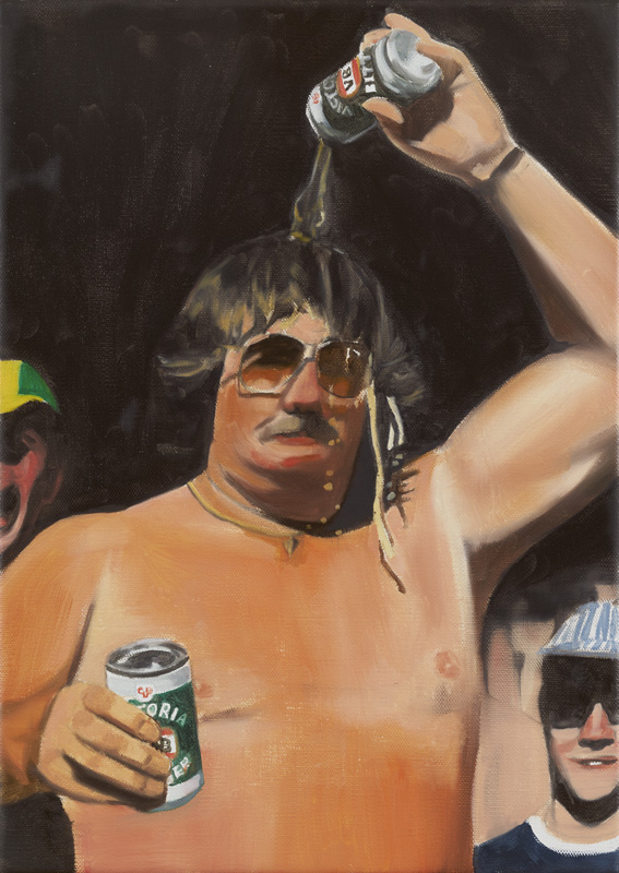 'Pour' 2016, Oil on Linen, 25 x 35 cm