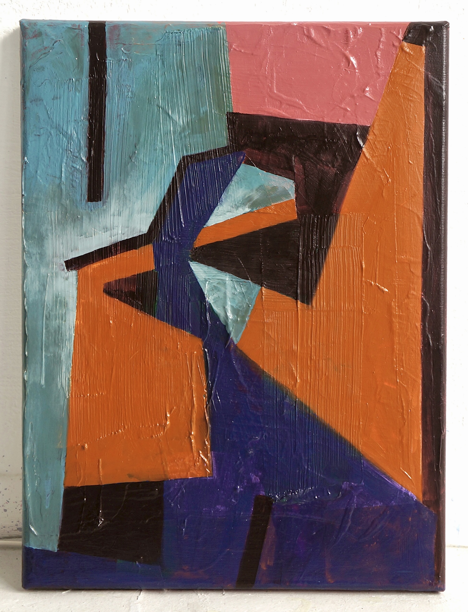 Then suddenly flipped, 2024, Oil on canvas, 40x30cm