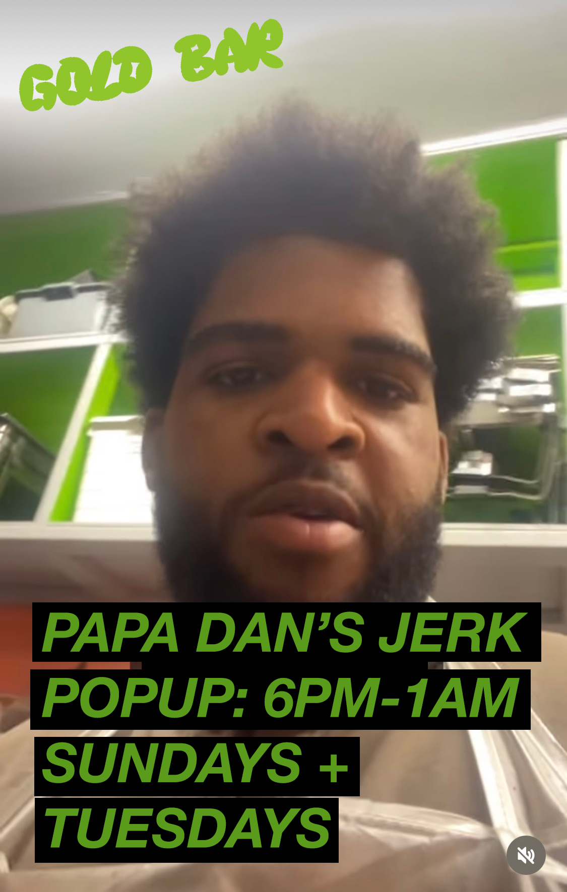 PAPA DAN’S JERK POPUP *SUNDAYS AND TUESDAYS ~6PM-1AM  VARIOUS ROTATING ITEMS & PRICES Wood Smoked Halal Beef, Lamb, Turkey or Chicken, Authentically Seasoned with 18 different herbs and Spices Imported from Jamaica chopped to perfection on a bed of Hand-cut Russet french fries w/ melted cheese, plantain waffles & more.