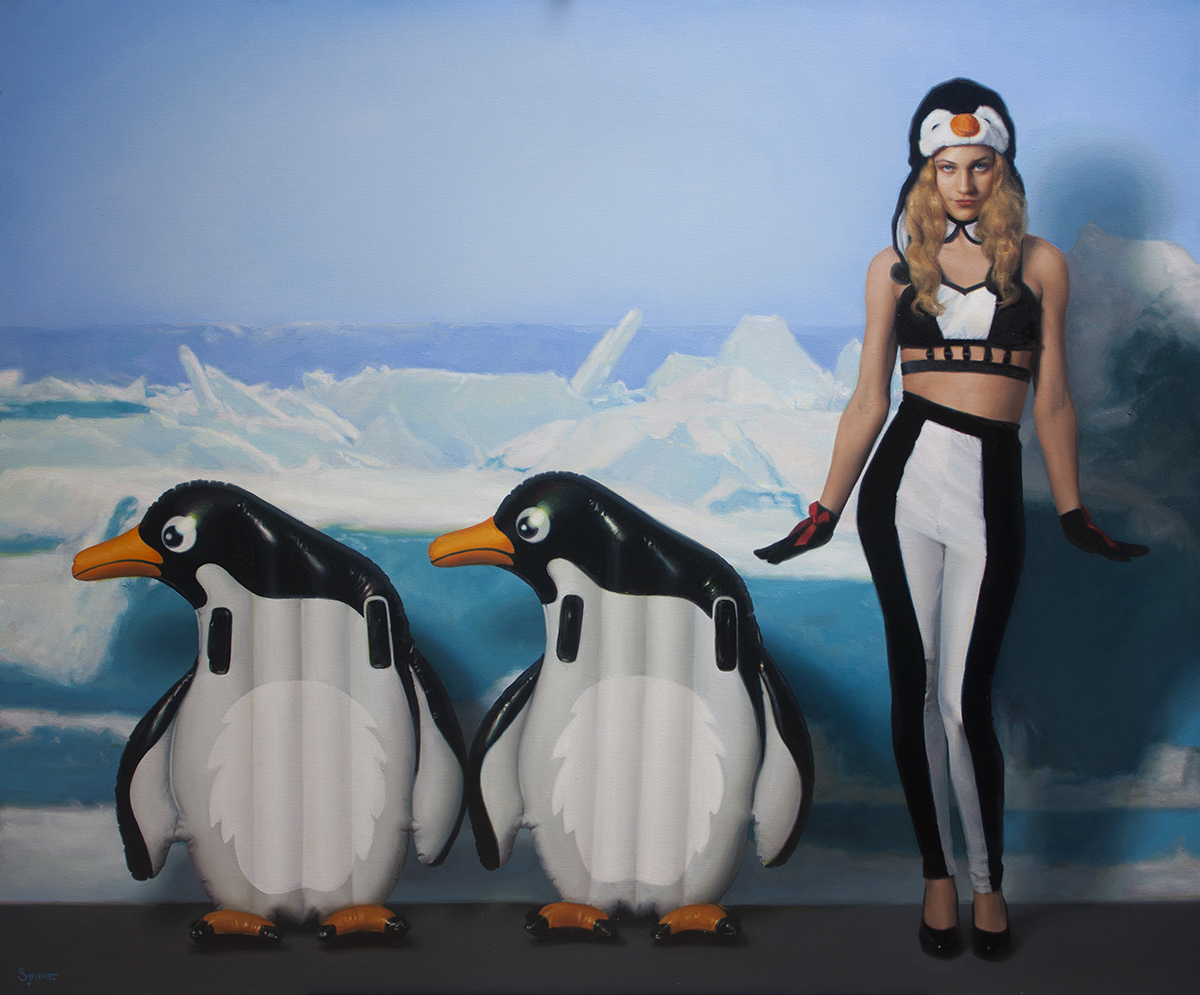 'Ice Ice Baby'. Oil on canvas