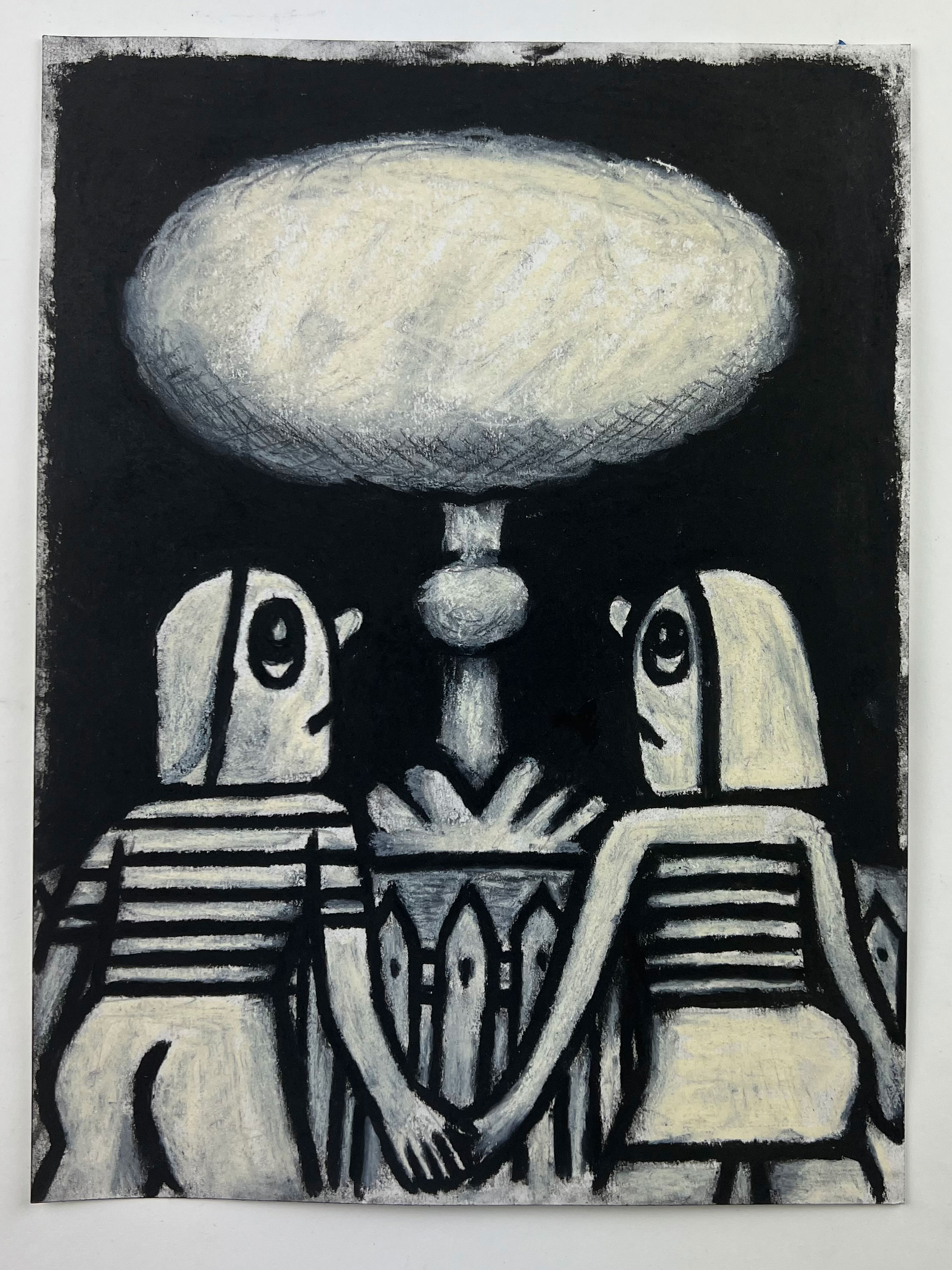 SOFT PASTEL & CHARCOAL ON PAPER12x9 IN // 2022SOLD