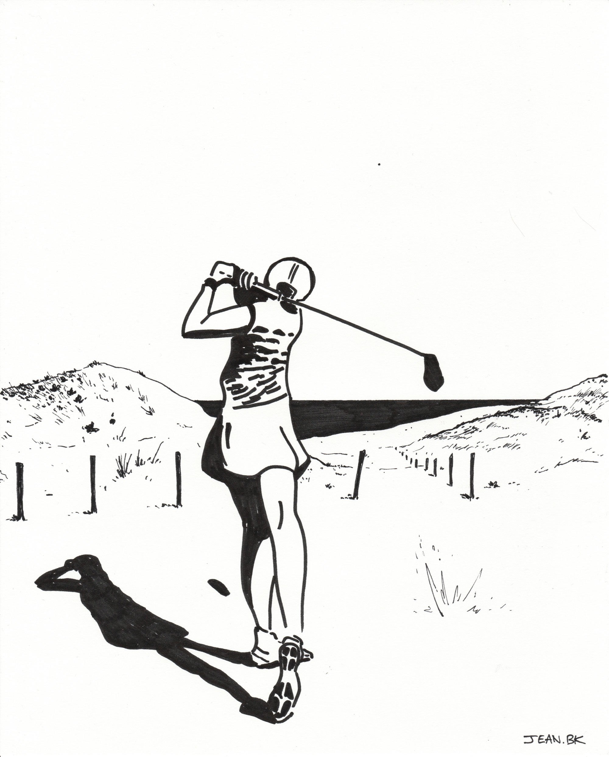 Swing - Ink on paper 21x29 cm