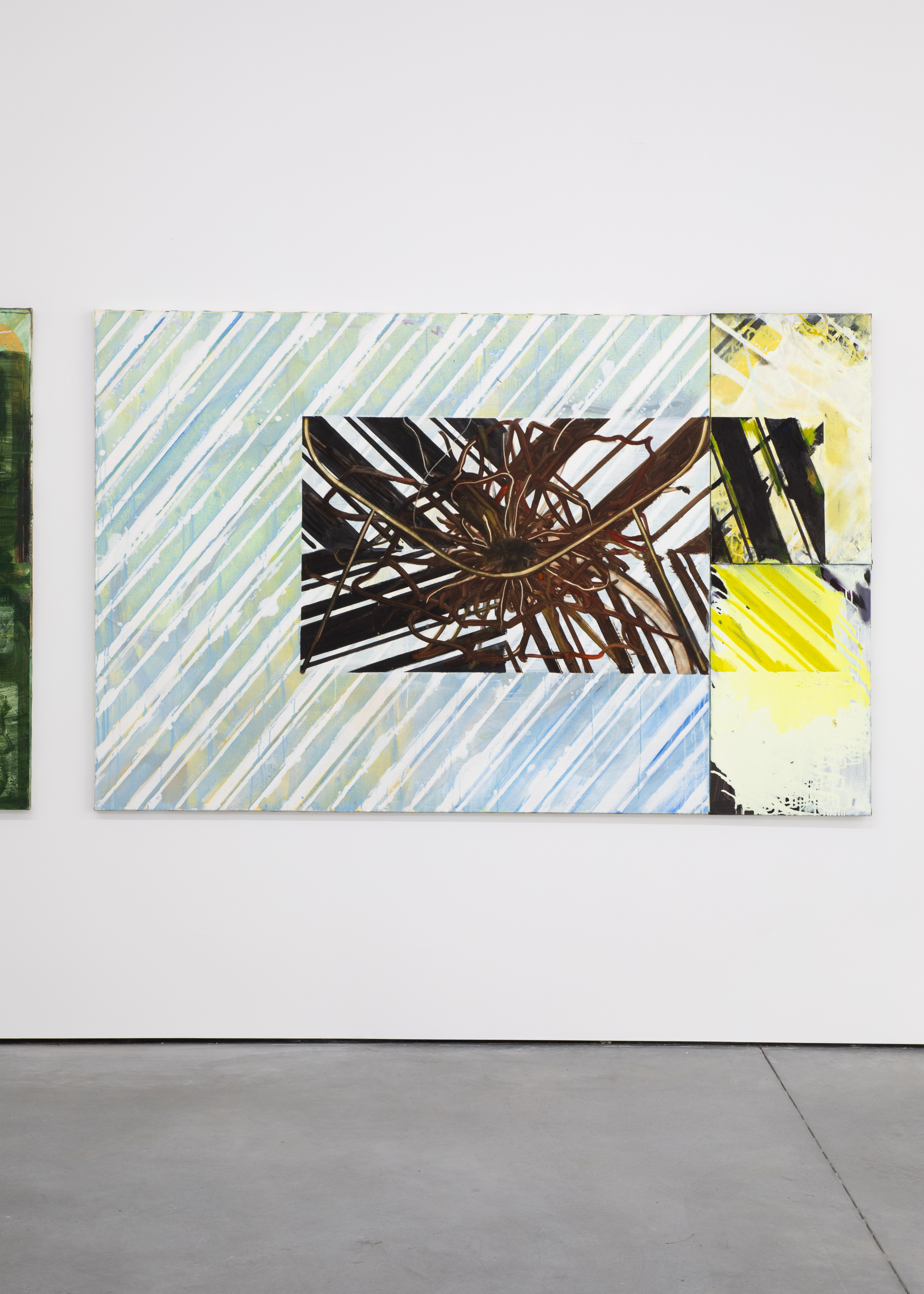 'Untitled', oil and enamel on canvas 131 x 202 cm, 2025.