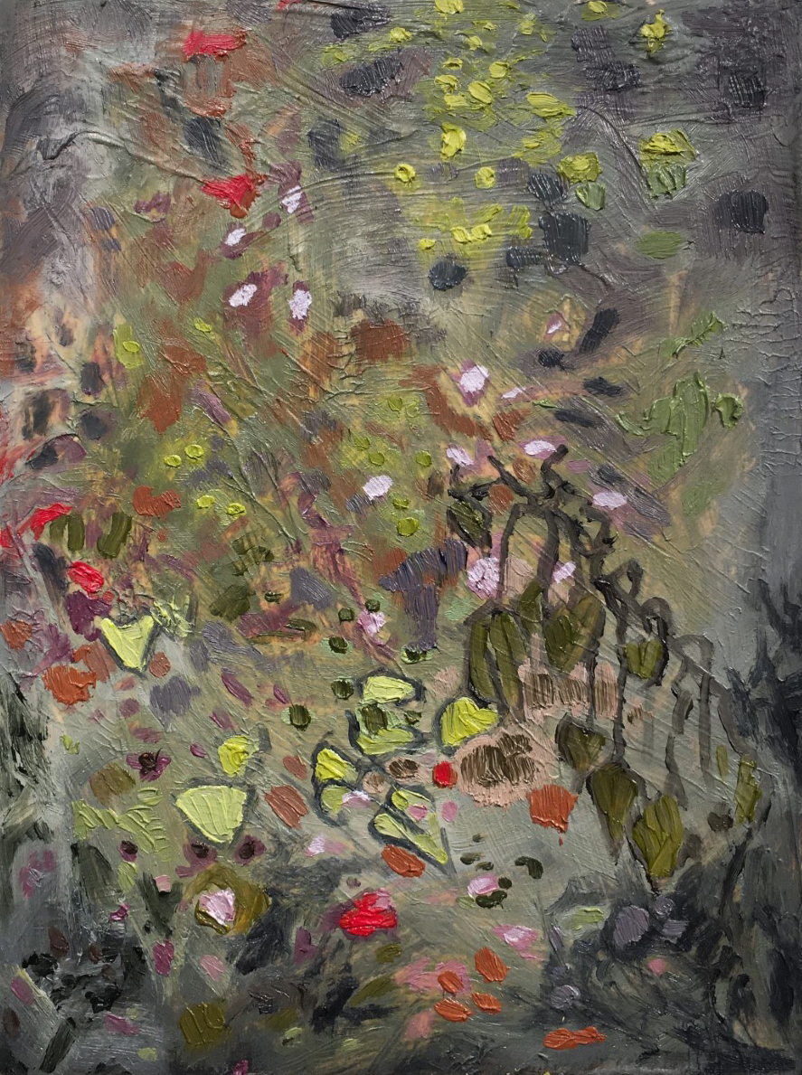 last glitter | 12 x 9 inches | oil on panel