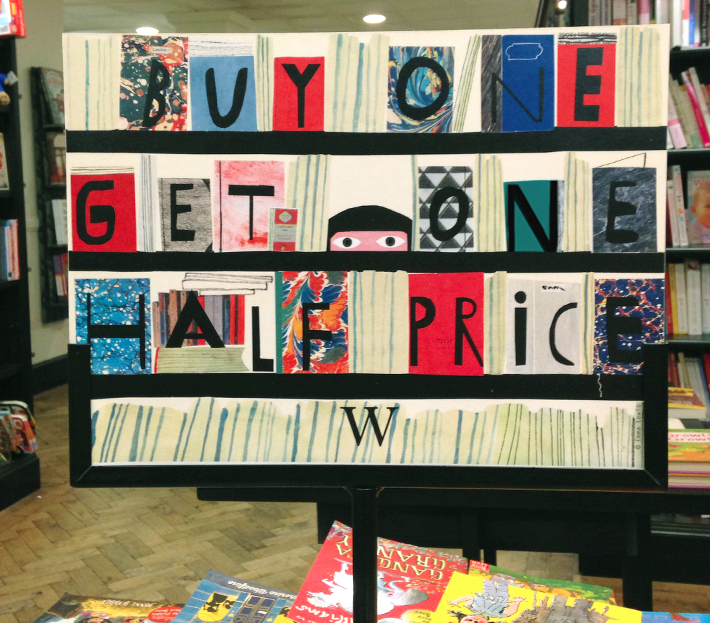 Point of Sale for Waterstones bookshops children's departments
