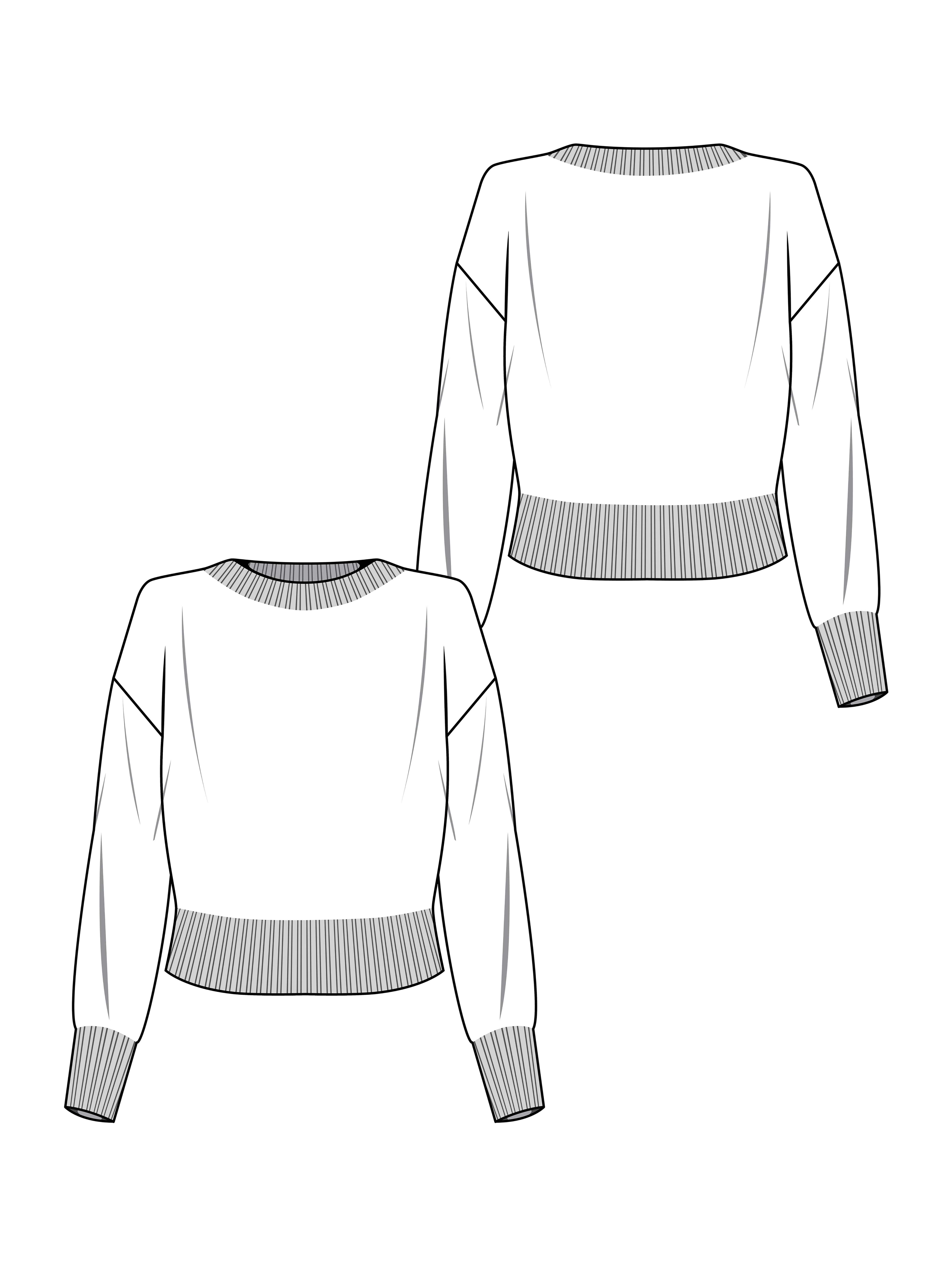 Fuzzy Alpaca Sweater - Machine Knit