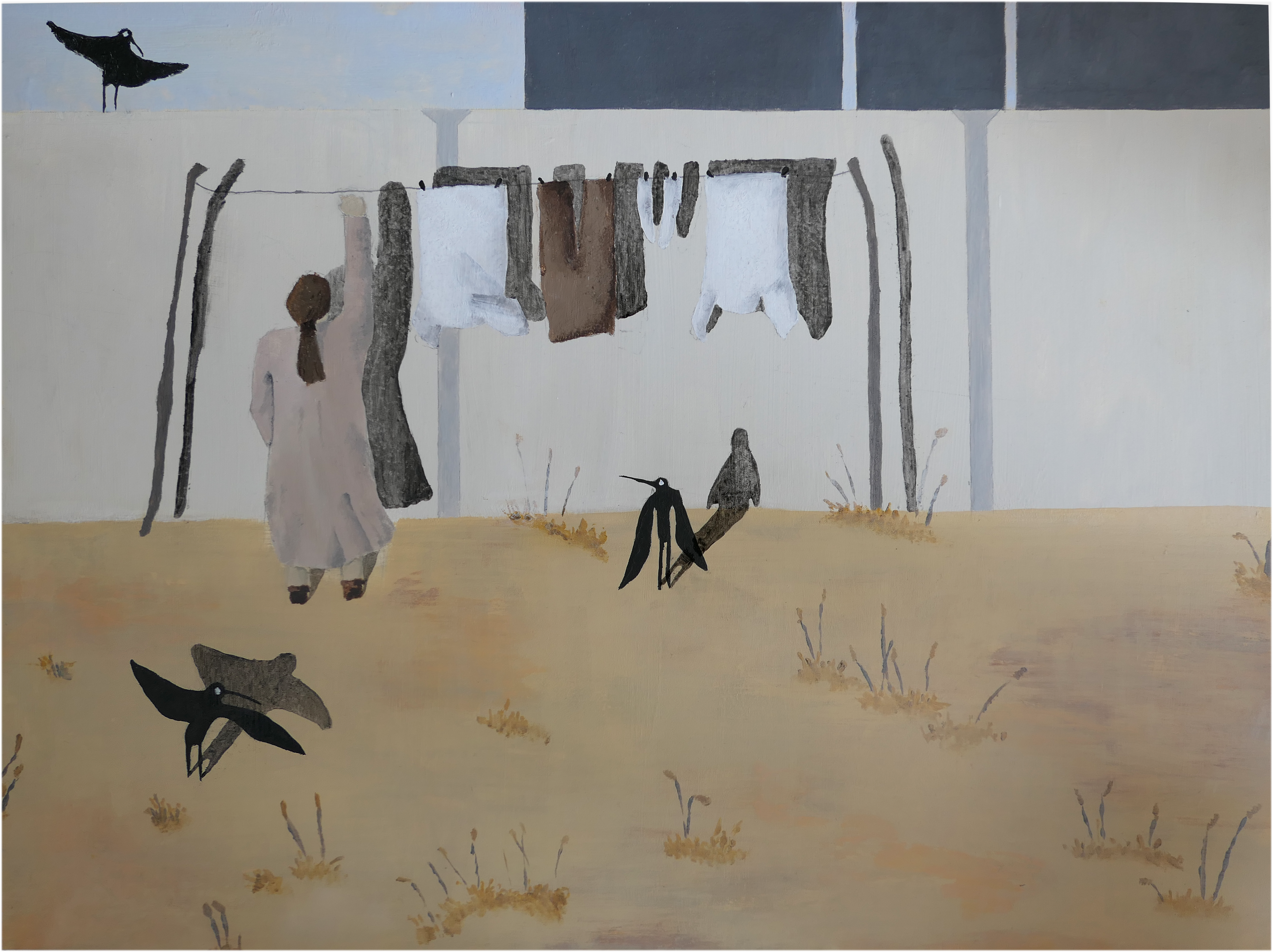 004K // Acrylic & Oil on Board // 40x30cm // 2020