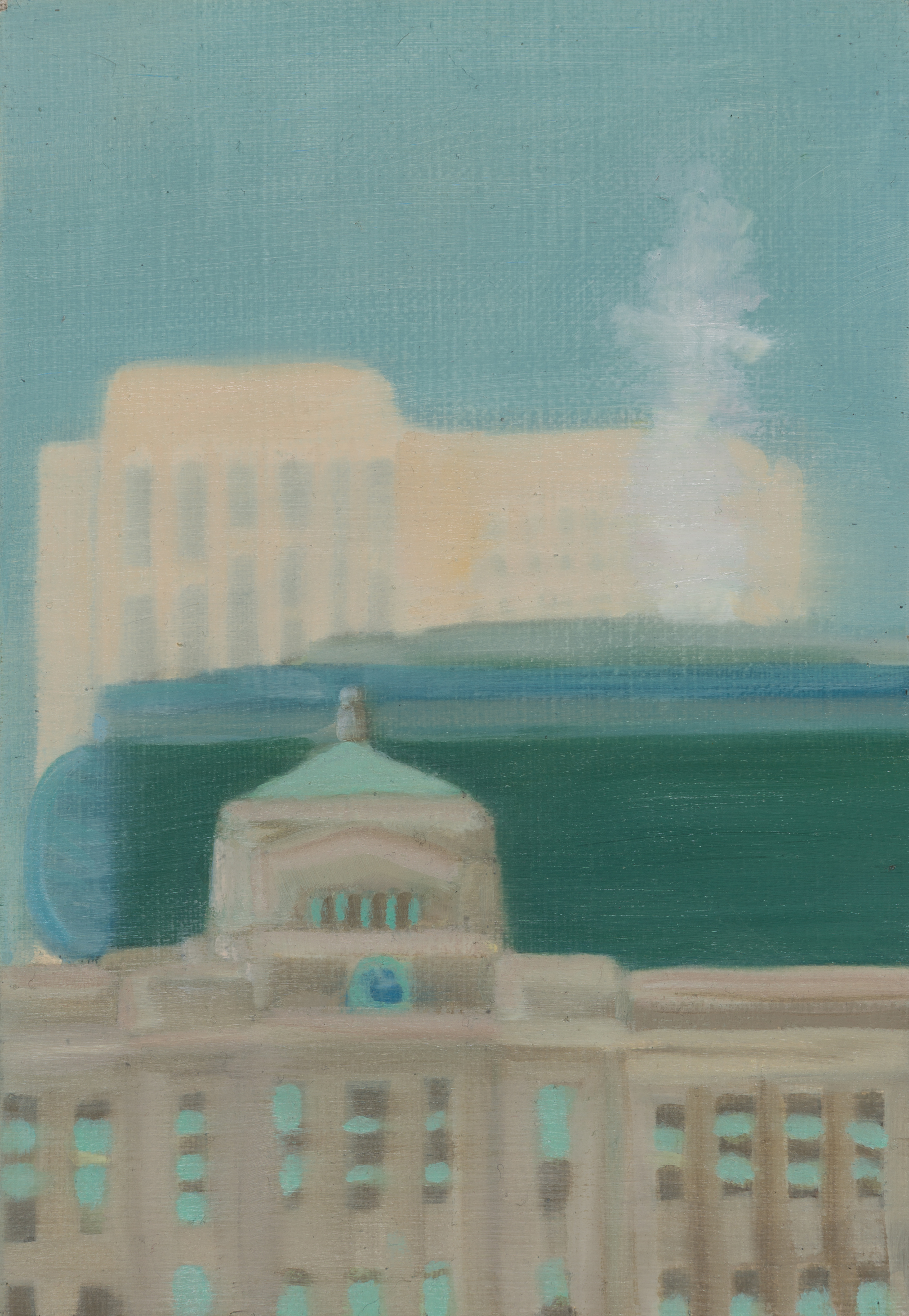 〈Smoke〉, Oil on canvas, 17.9x25.7cm, 2013