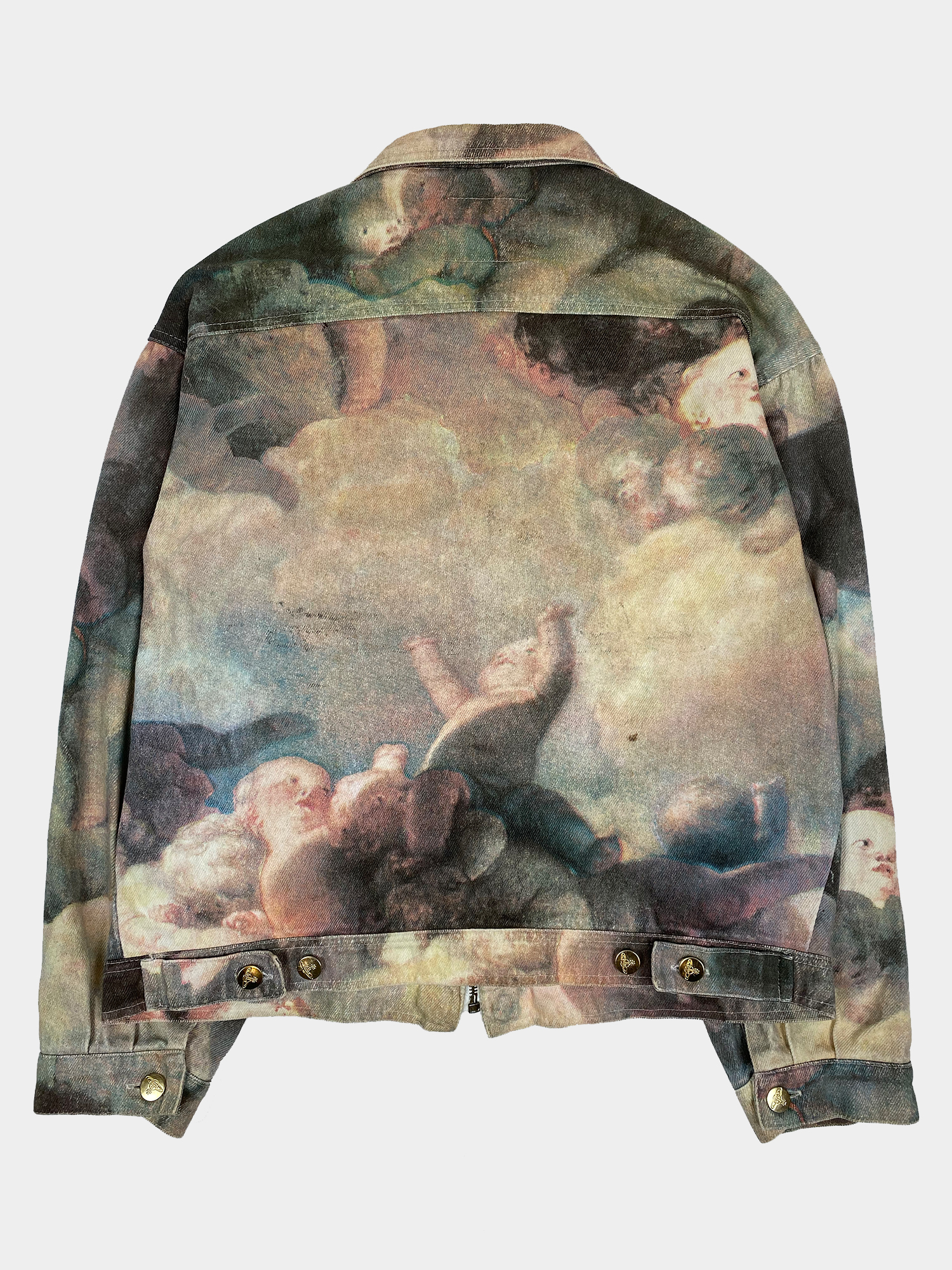 VIVIENNE WESTWOOD A/W91 Swarm of Cupids Denim Trucker Jacket — ARCHIVED