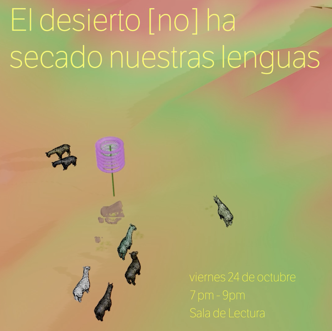 Animated poster design by Gery Vargas from her animation piece ' Antes del tremor'