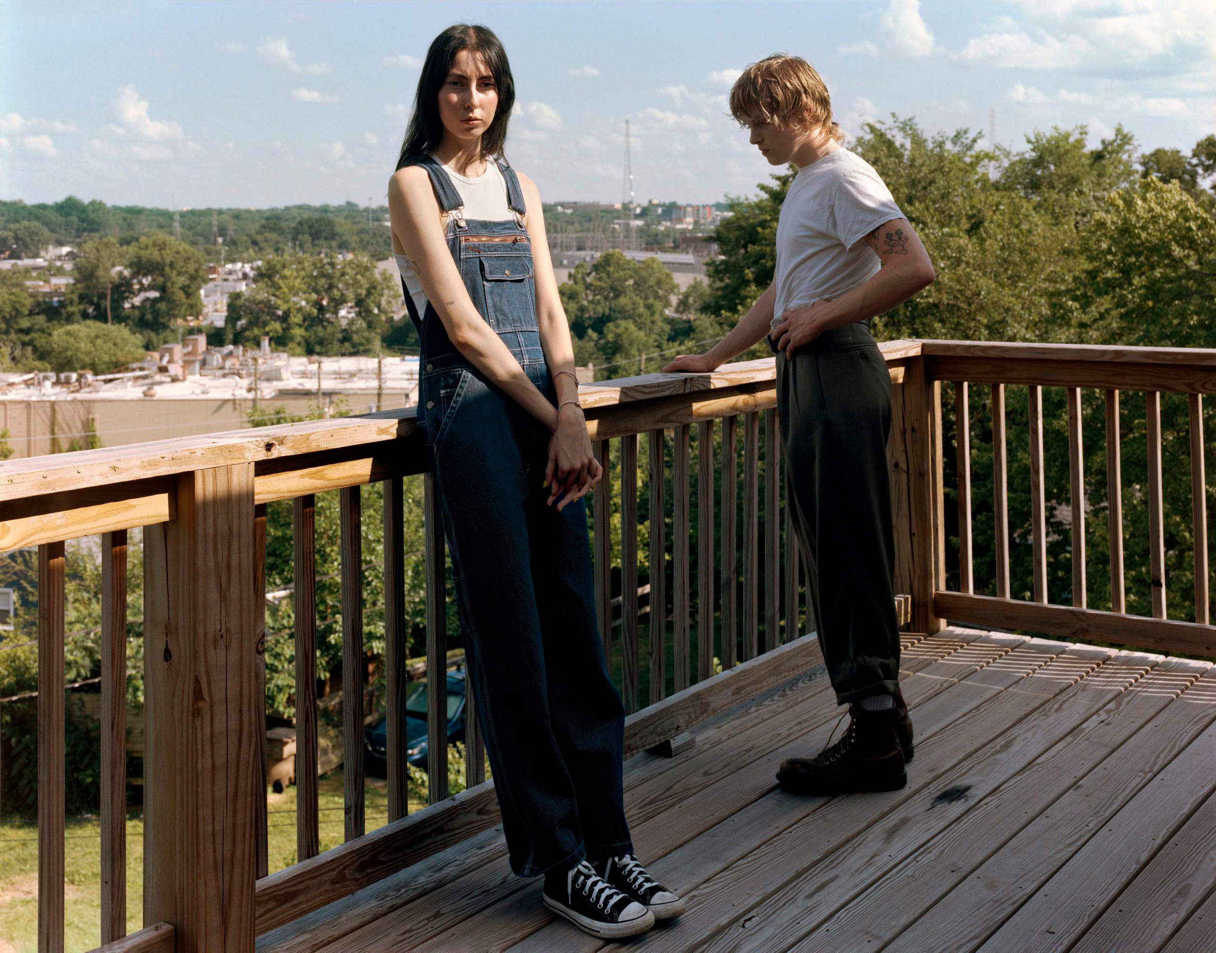 Olivia and Grant, 40 x 50", inkjet print, 2022