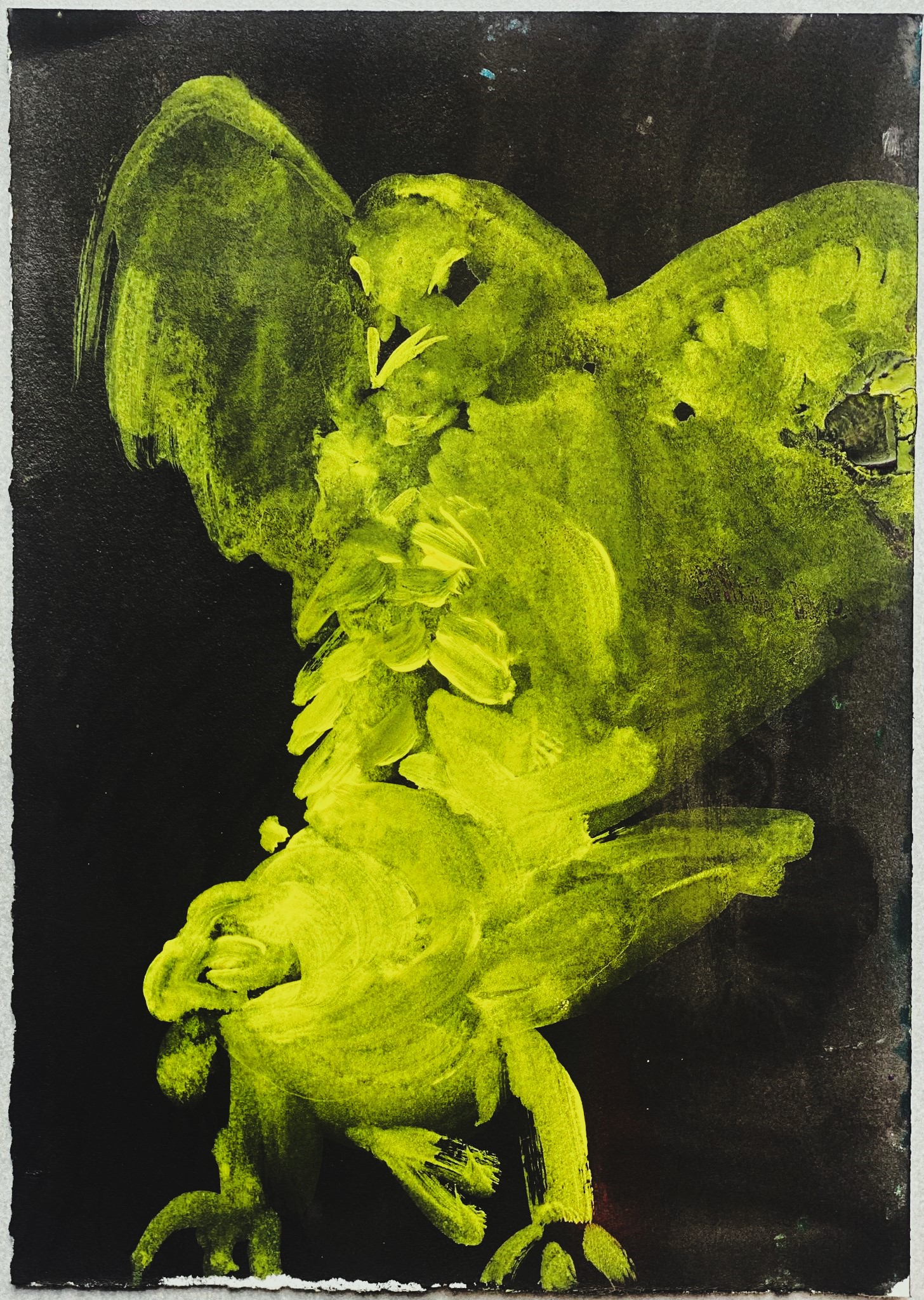 Just Love - Acrylic and Indian Ink on paper - 25x18 cm