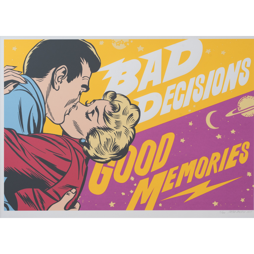   51. Pasta Oner(1979)  Bad Decisions Good Memories  Vyvolávací cena: 5.000 Kč   Konečná cena: 26.400 Kč 