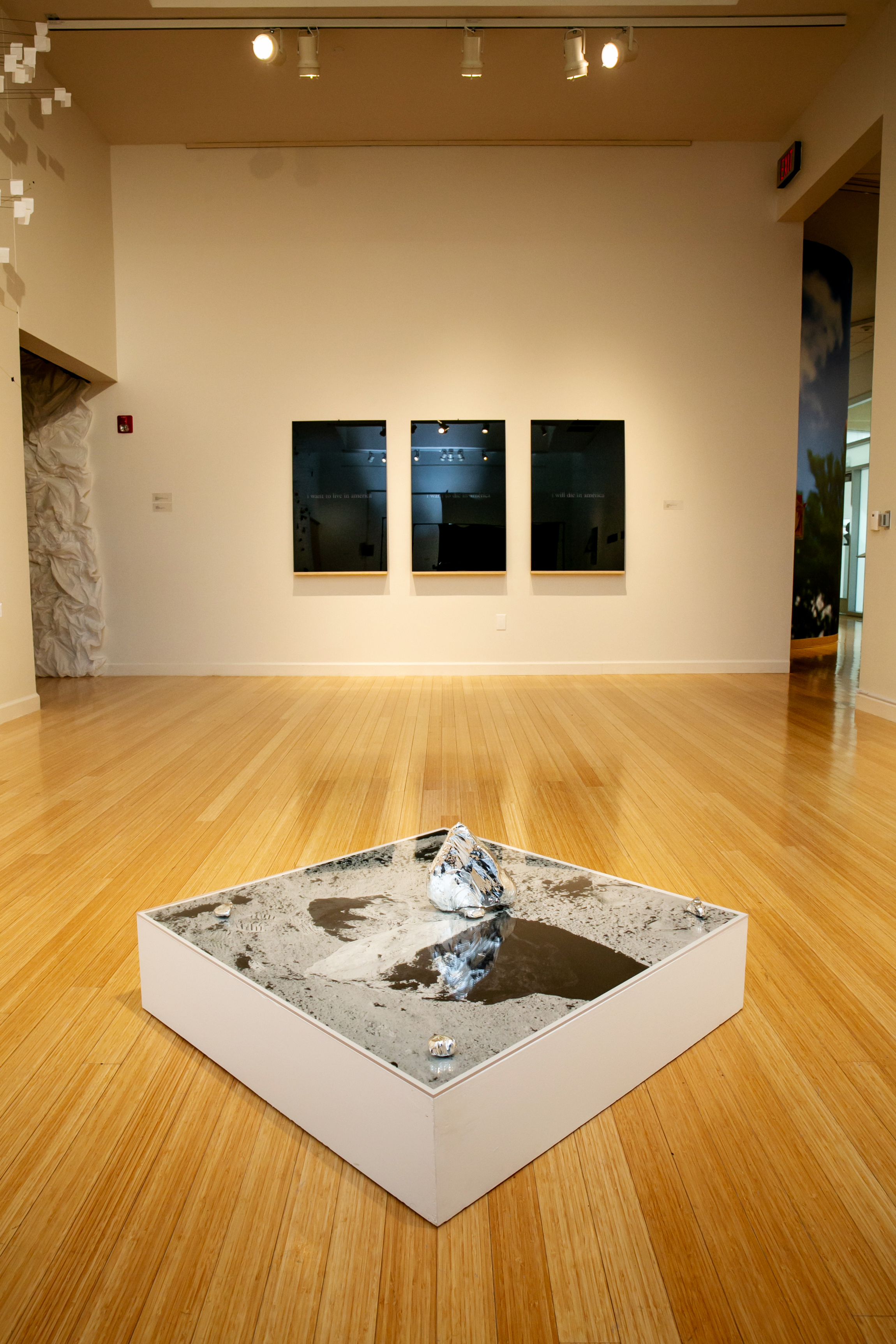 constant escape exhibition installation image. Photo credit: Jeanette Nevarez