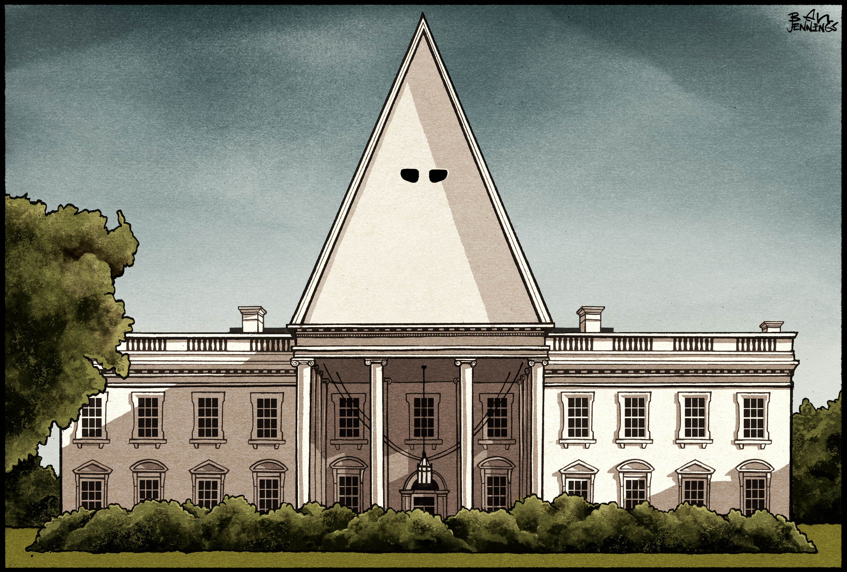 The Guardian - 14.08.17 - Winner of UK Political Cartoon of the Year 2017 (click image to purchase print)