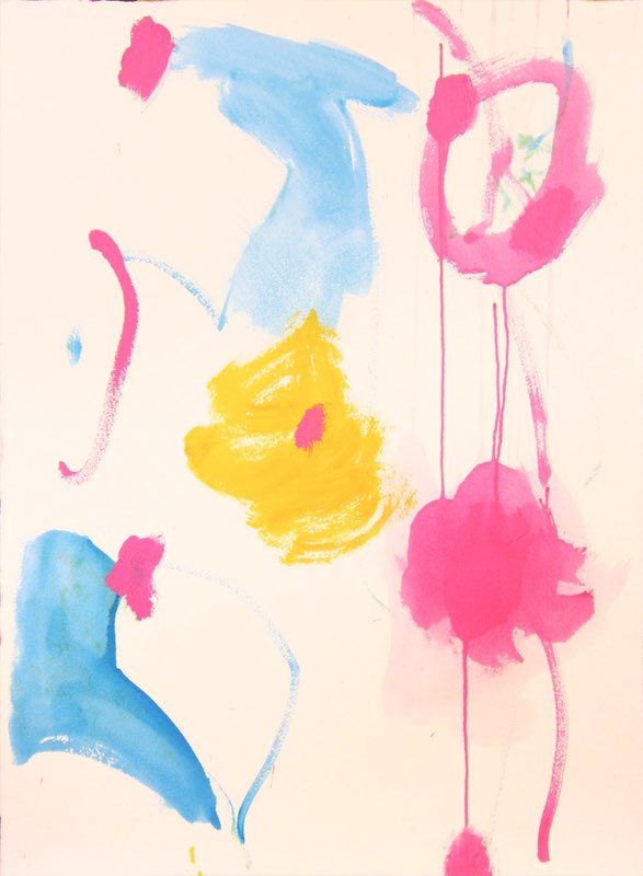 Johnny’s Song 2018acrylic/paper  22x30”