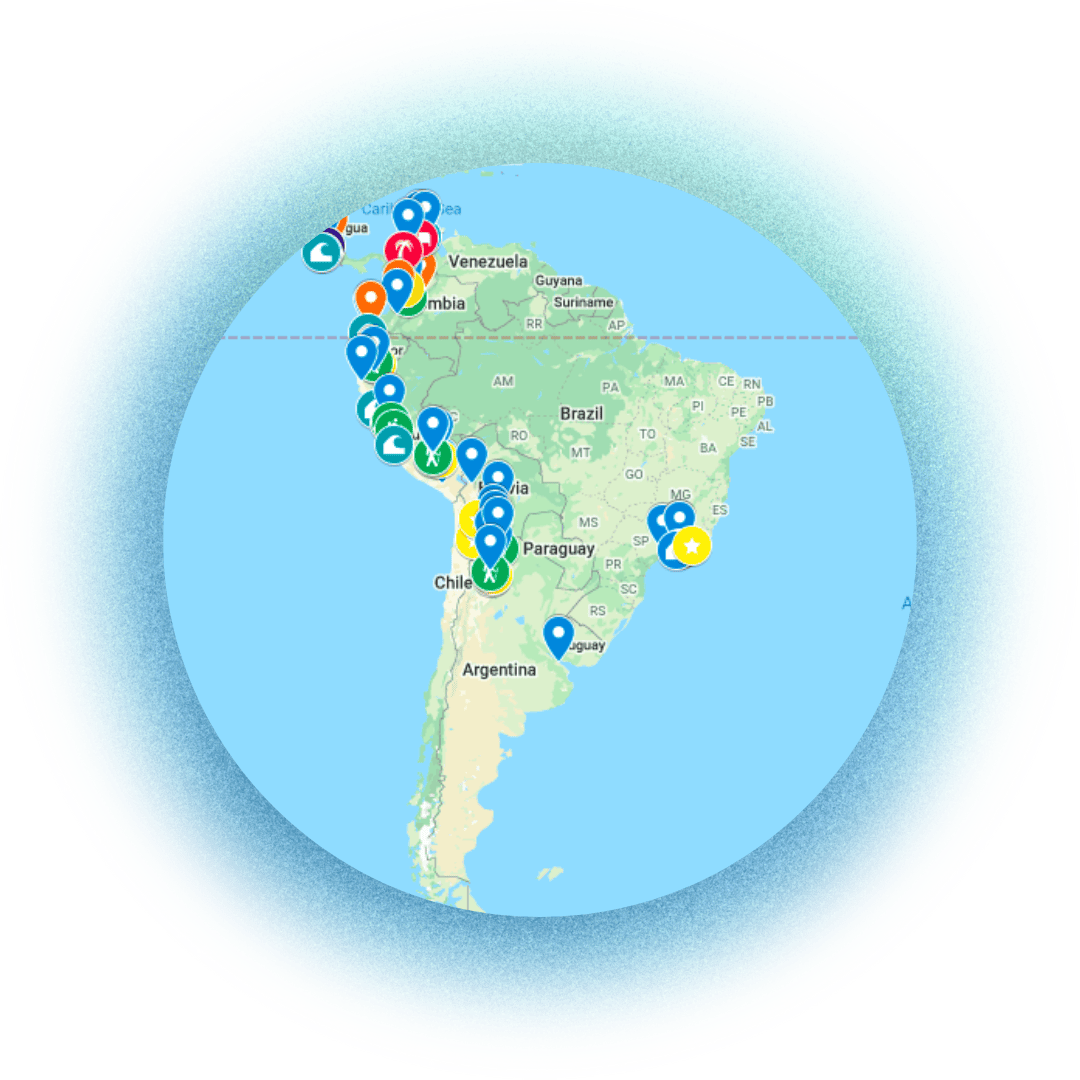 South America 6 month backpacking trip itinerary (40+ stops!)