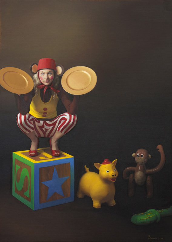 'Monkey'. Oil on canvas