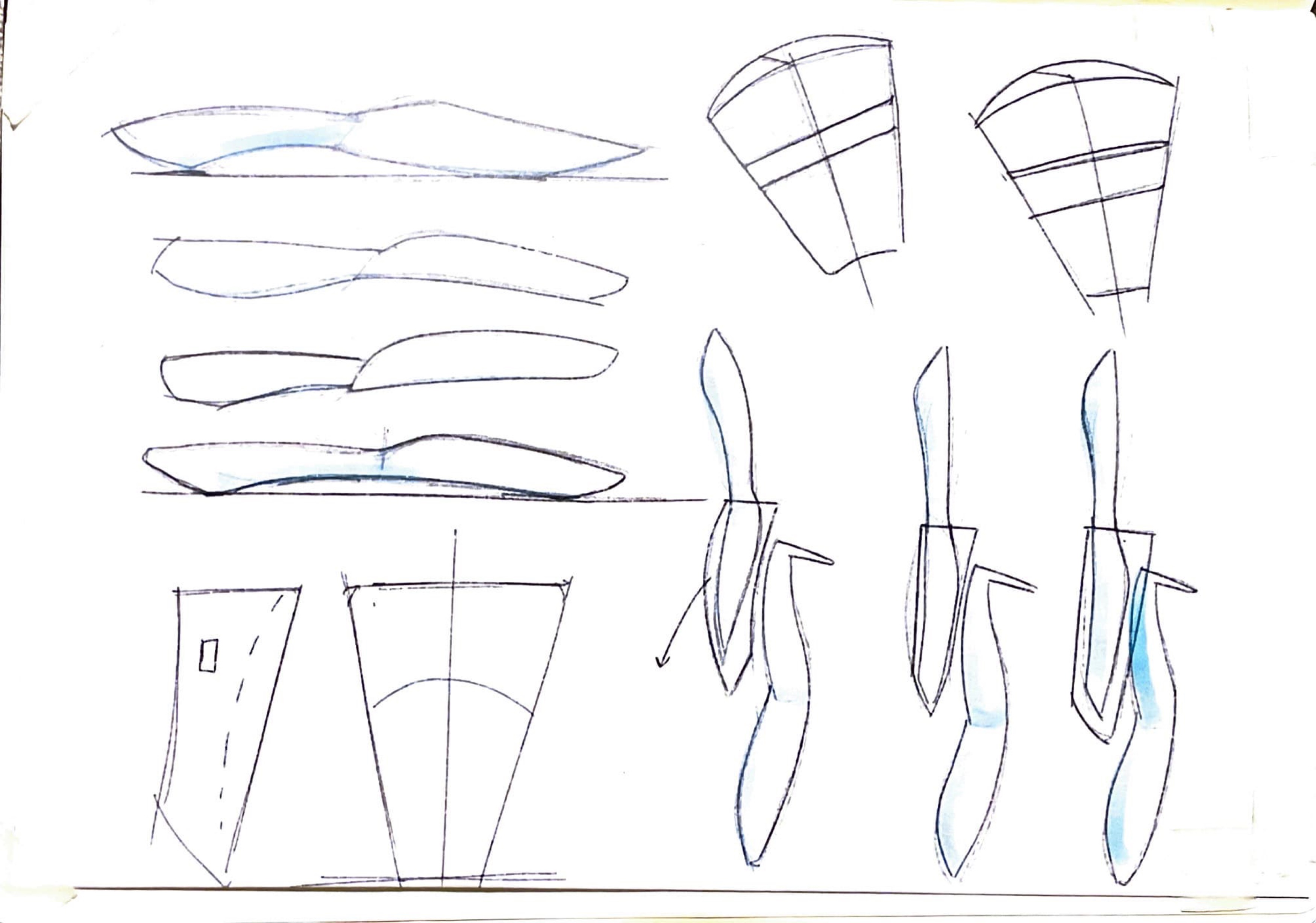 Ideating handle + nested concept