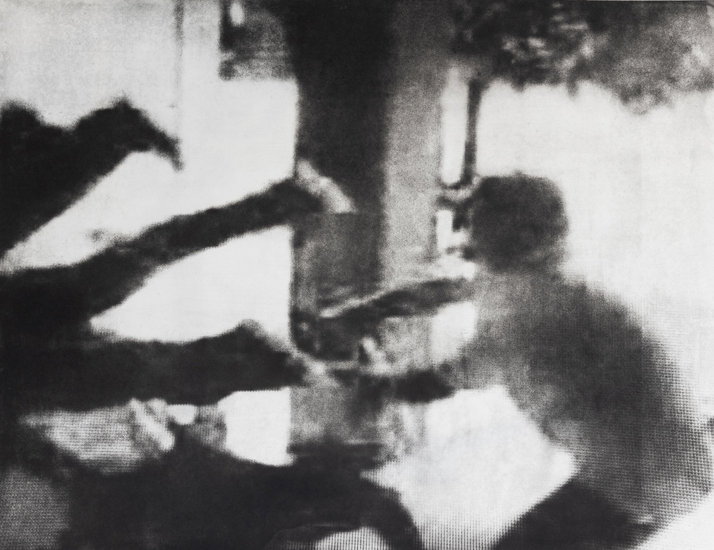 CARGAMONTÓN, 2022, Aquatint Photogravure, 27 x 35 inches