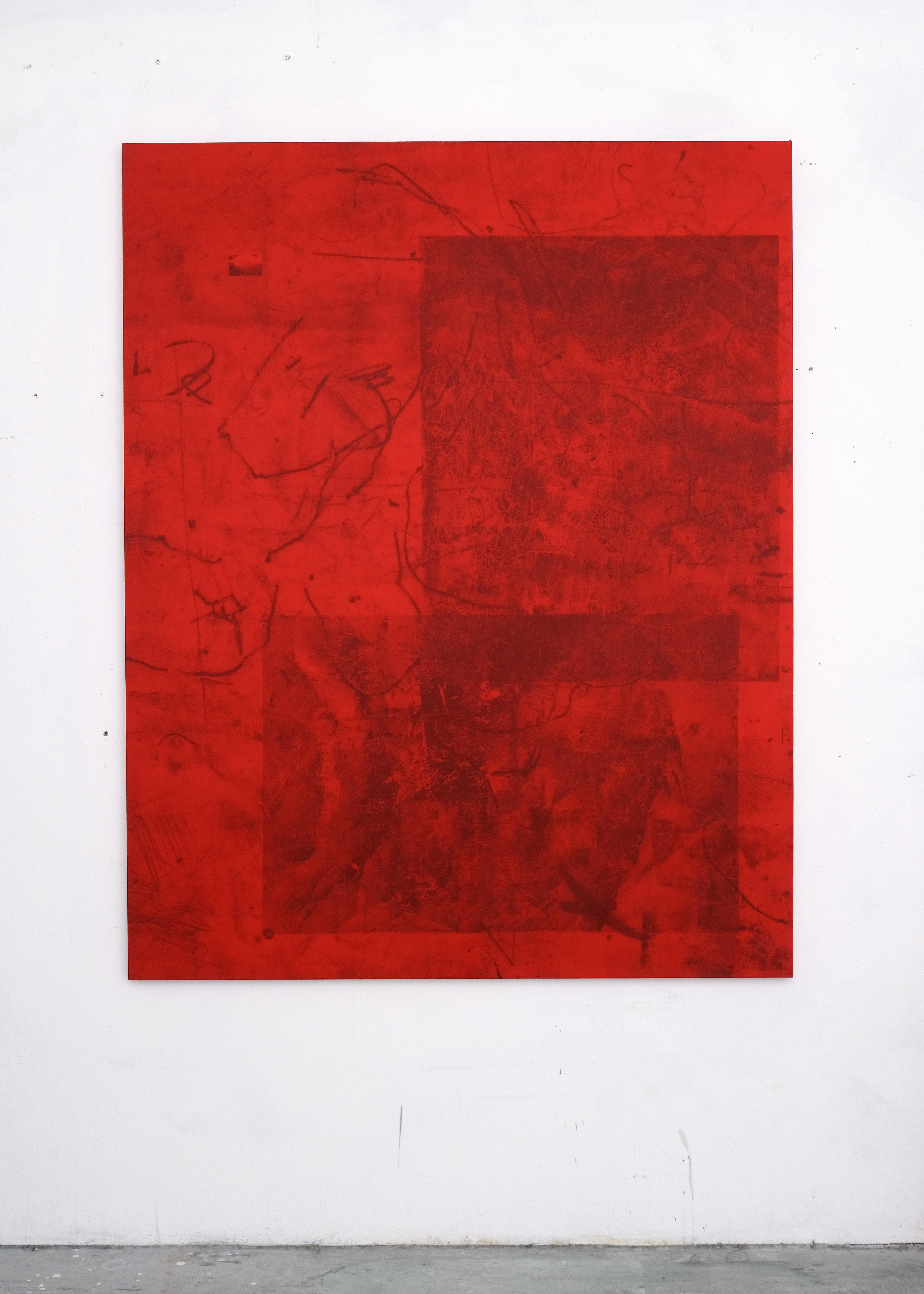 bad optic | various paints and ink on canvas with polyester | 150 x 120 cm | £3,500